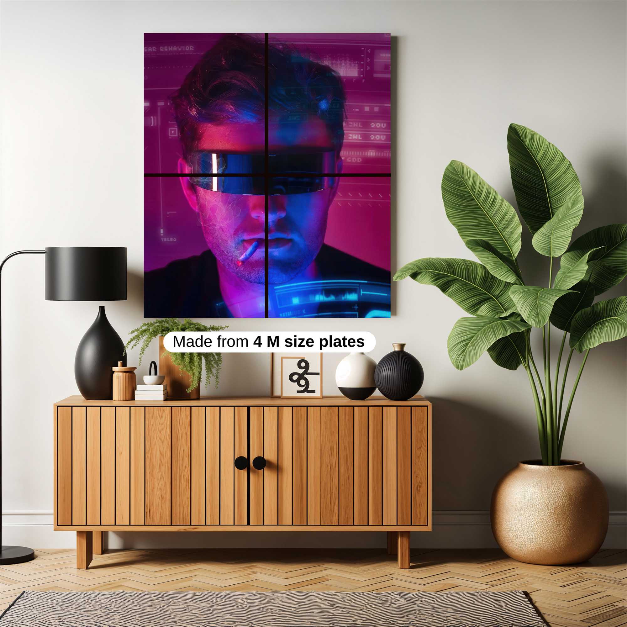 Cyber Rebel Safe Wall Magnetic / M