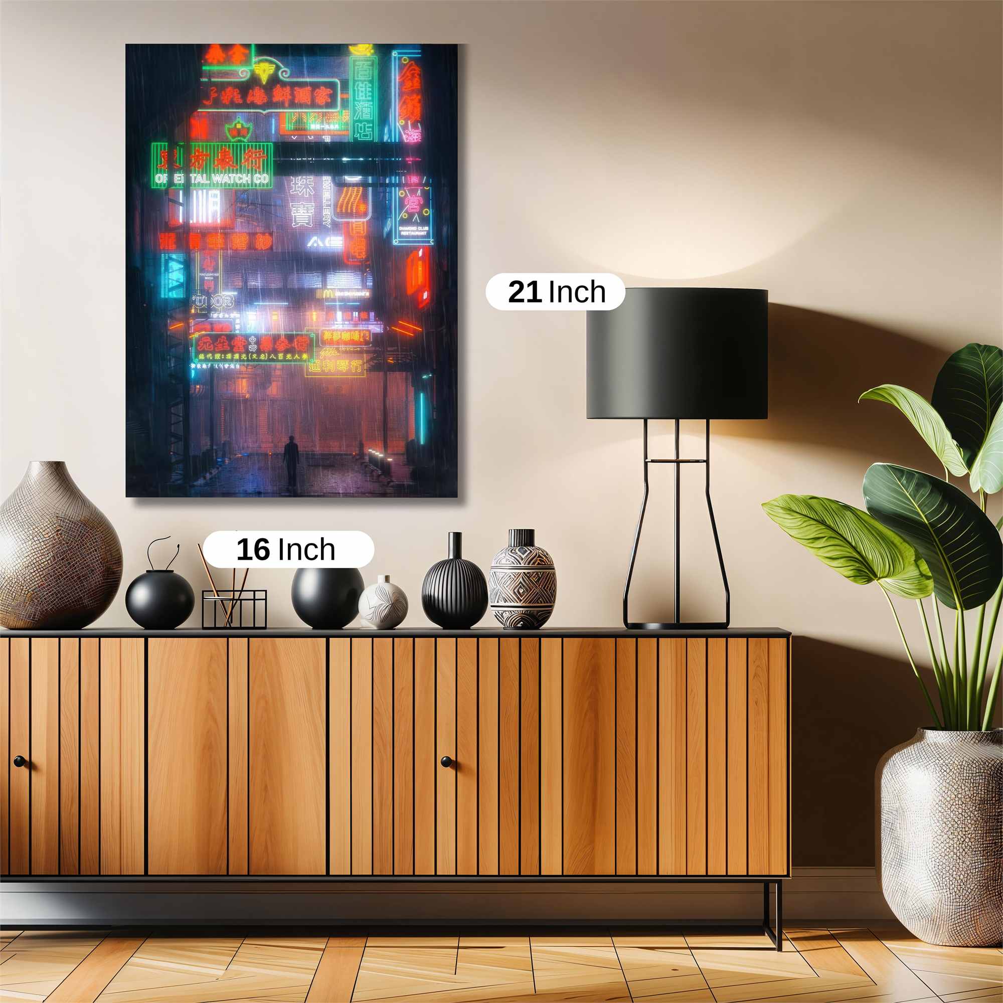 Neon Solitude Safe Wall Magnetic / M