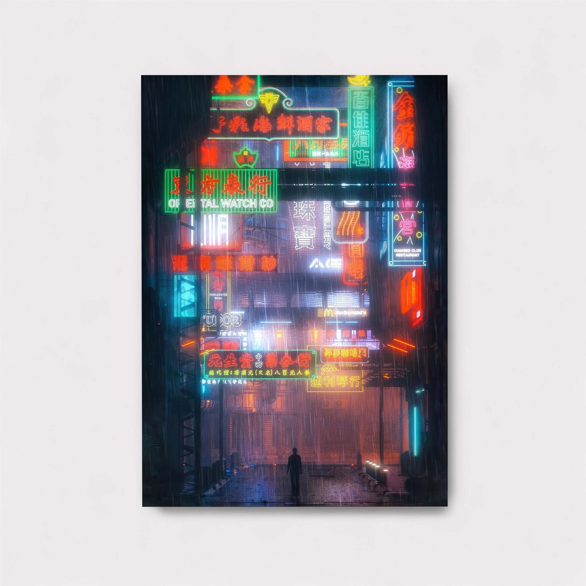 Neon Solitude Safe Wall Magnetic / M