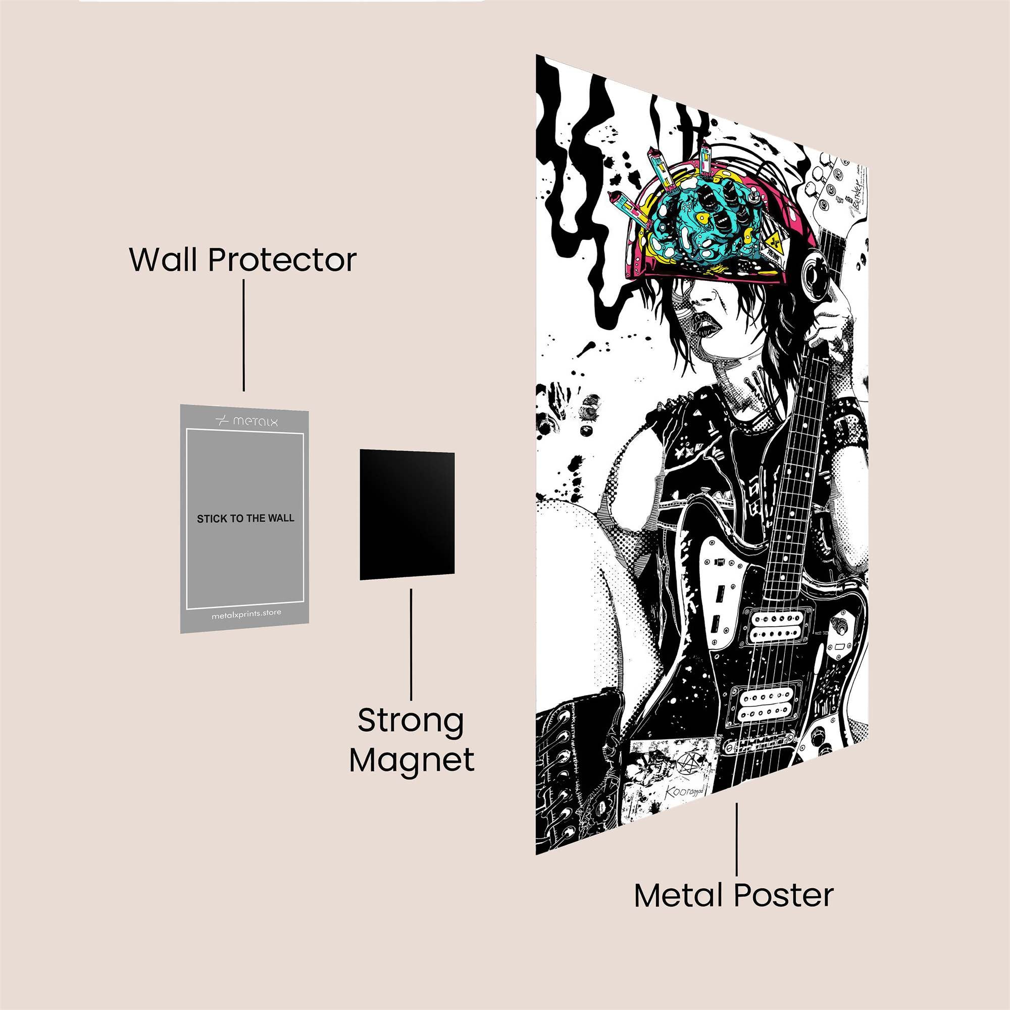 Rocker Visionary Safe Wall Magnetic / M