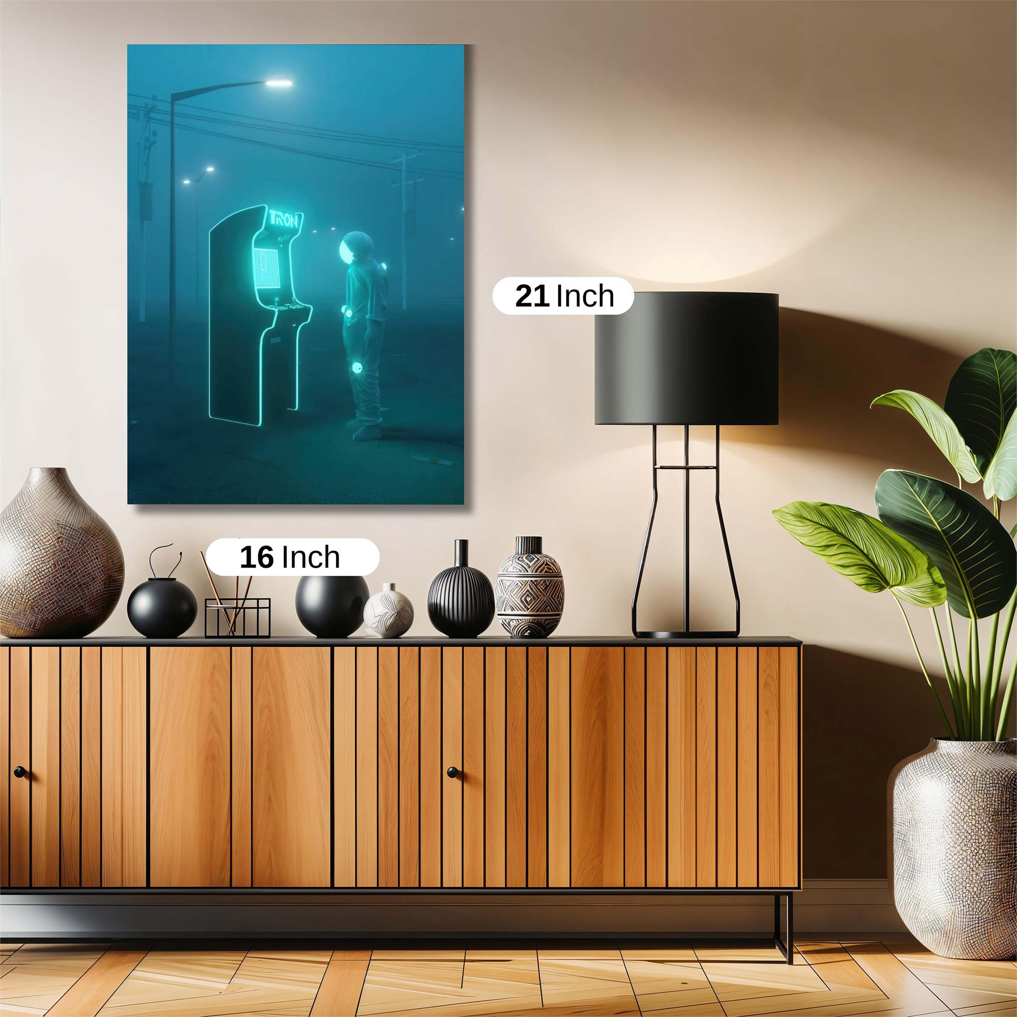 Tron Nostalgia Safe Wall Magnetic / M