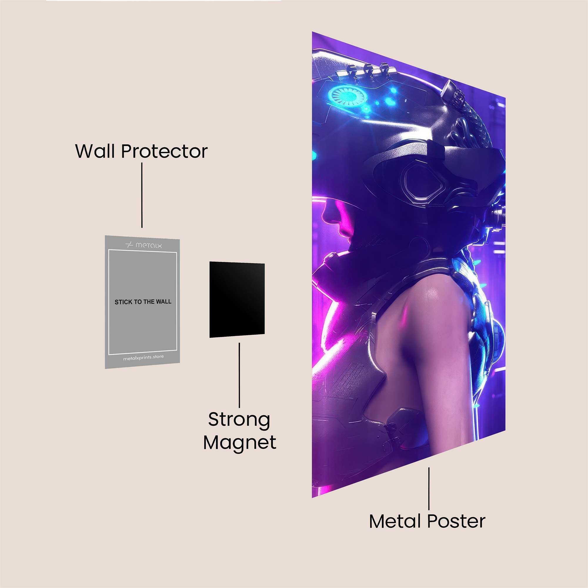 Cyberpunk Serenity Safe Wall Magnetic / M