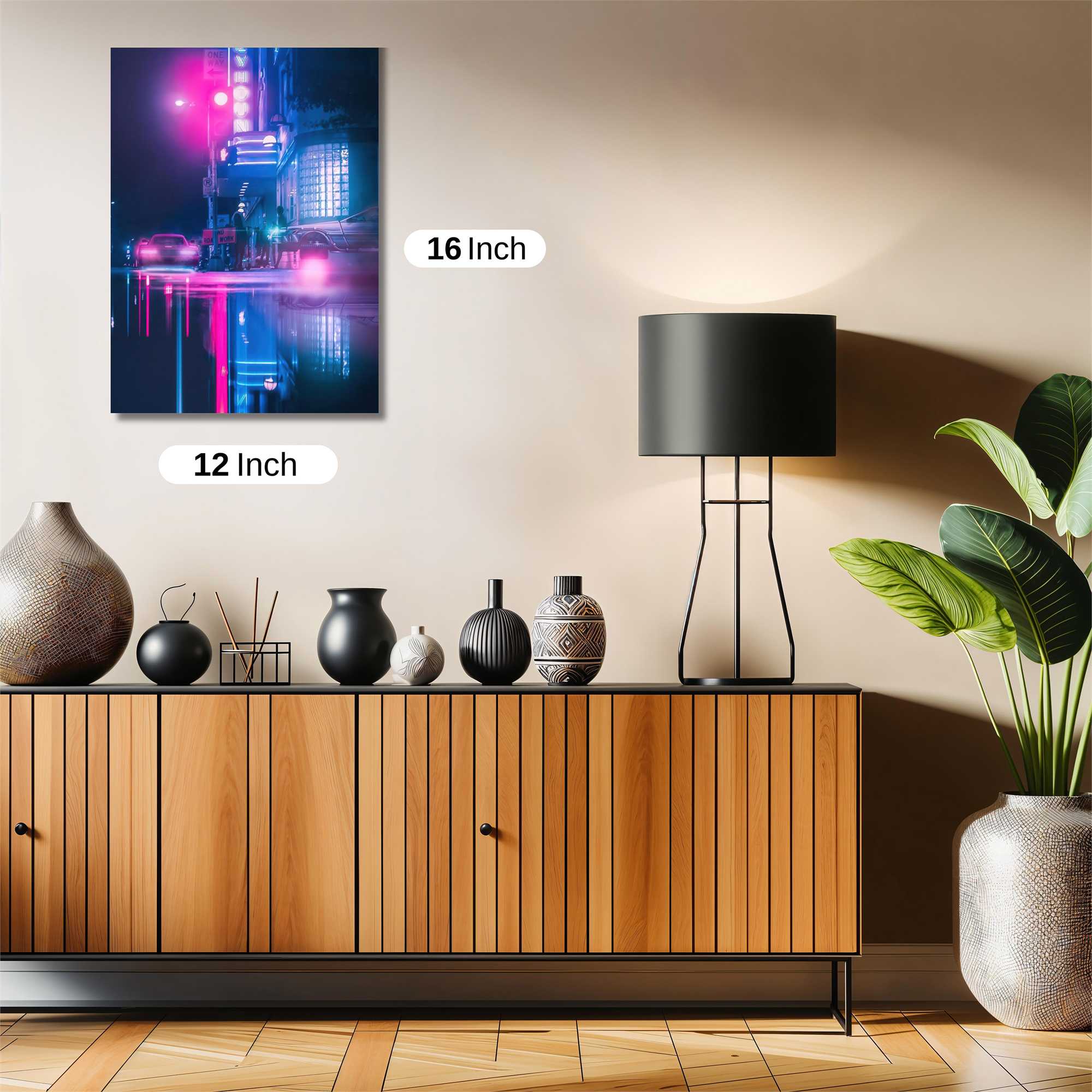 Neon Serenity Safe Wall Magnetic / M