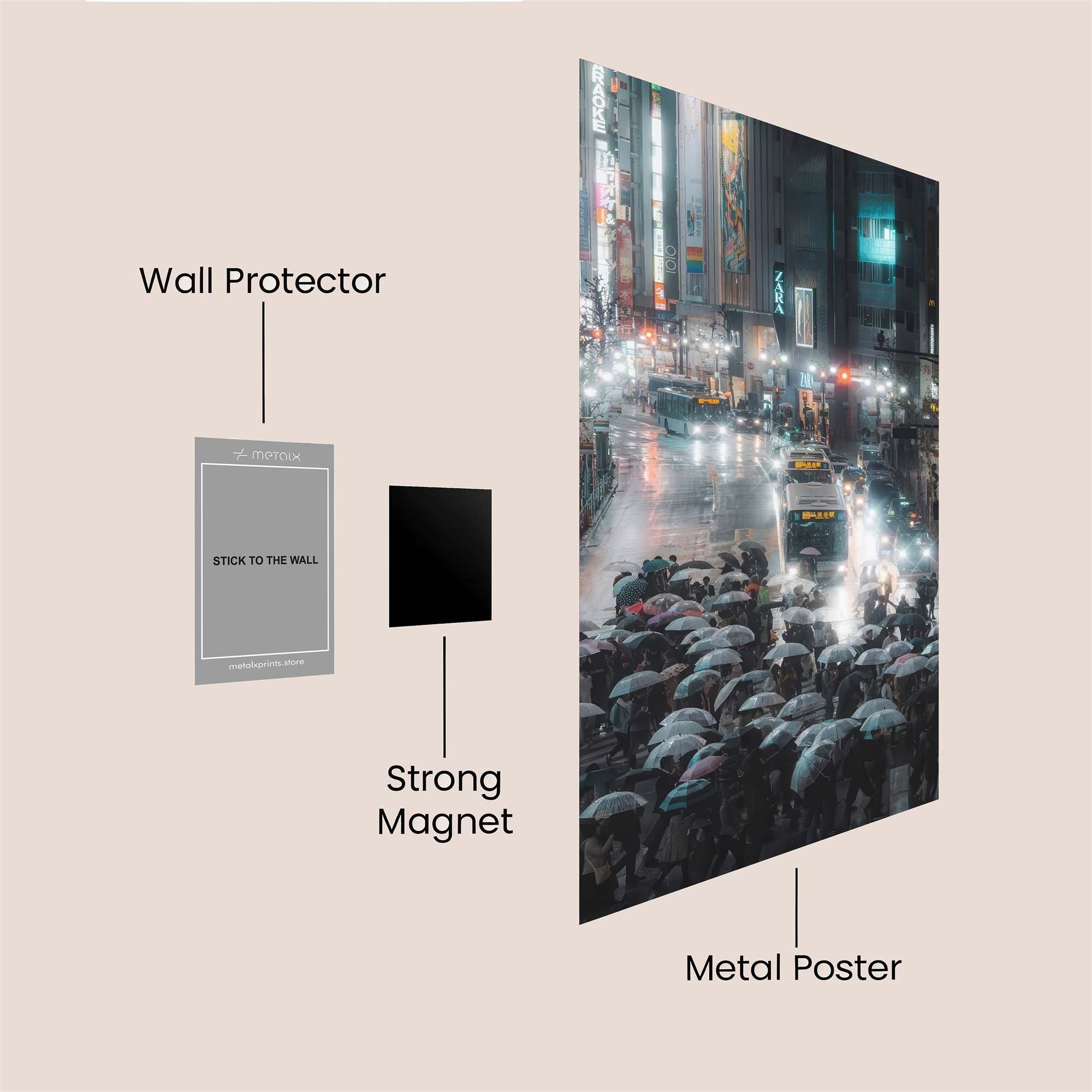 Tokyo Deluge Safe Wall Magnetic / M