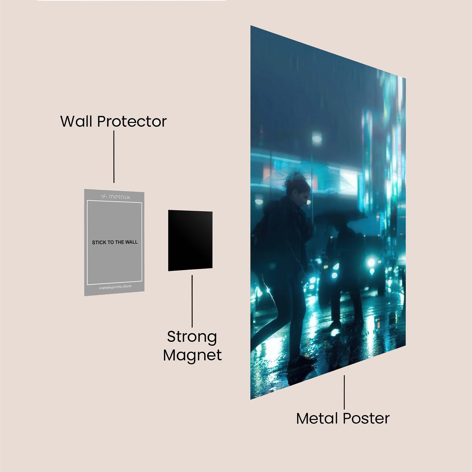 CitySplash Safe Wall Magnetic / M