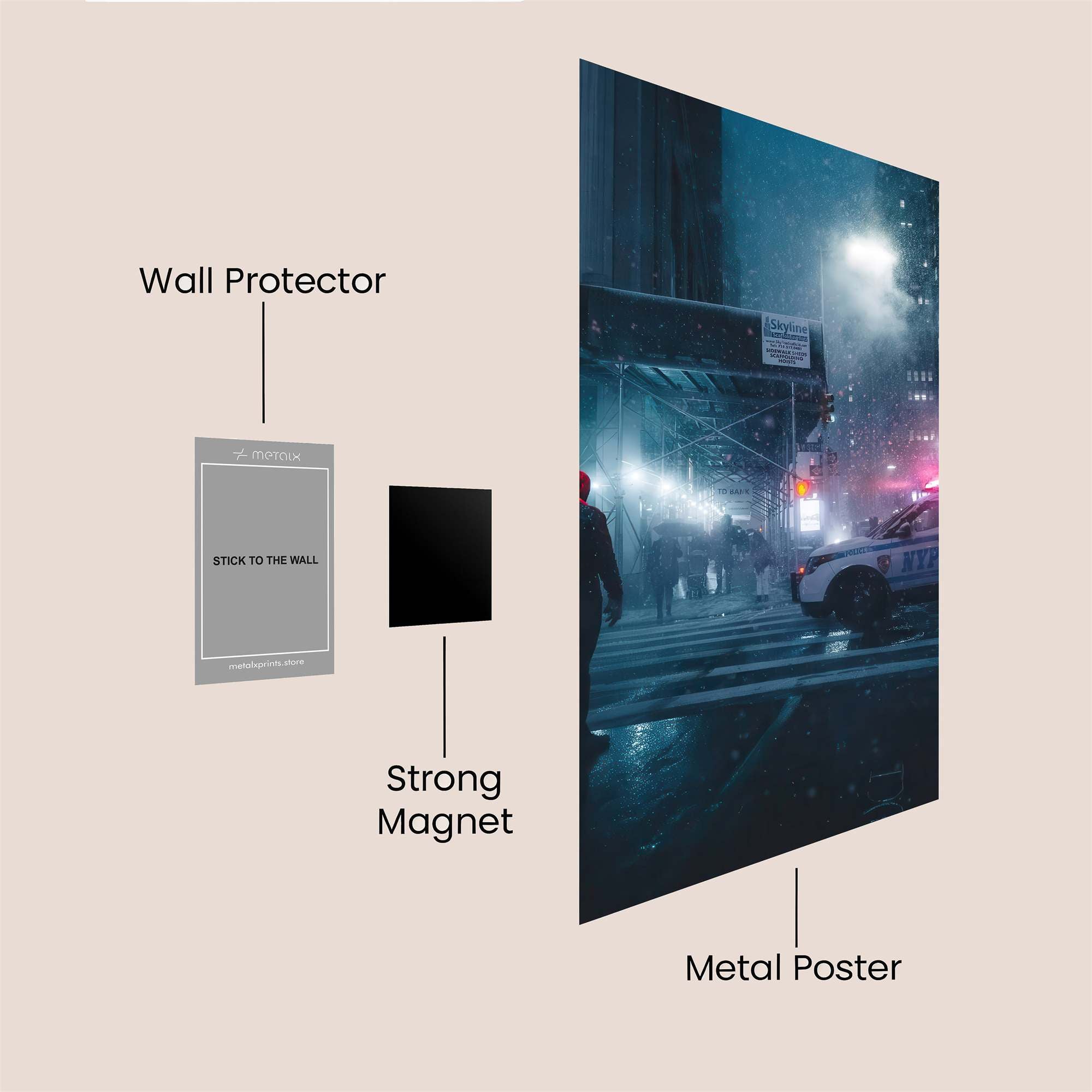 City Blizzard Safe Wall Magnetic / M