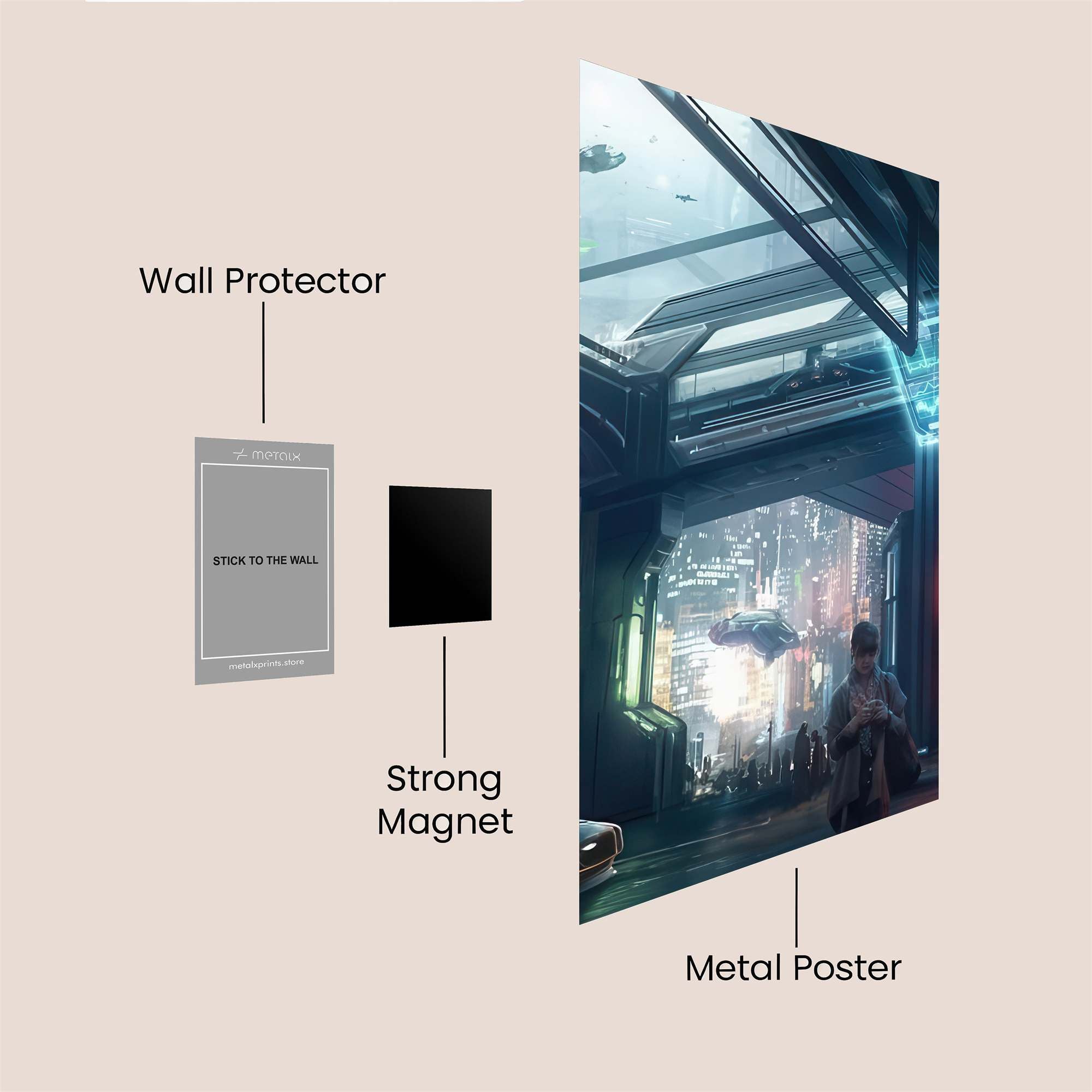 Cyberpunk Serenity Safe Wall Magnetic / M