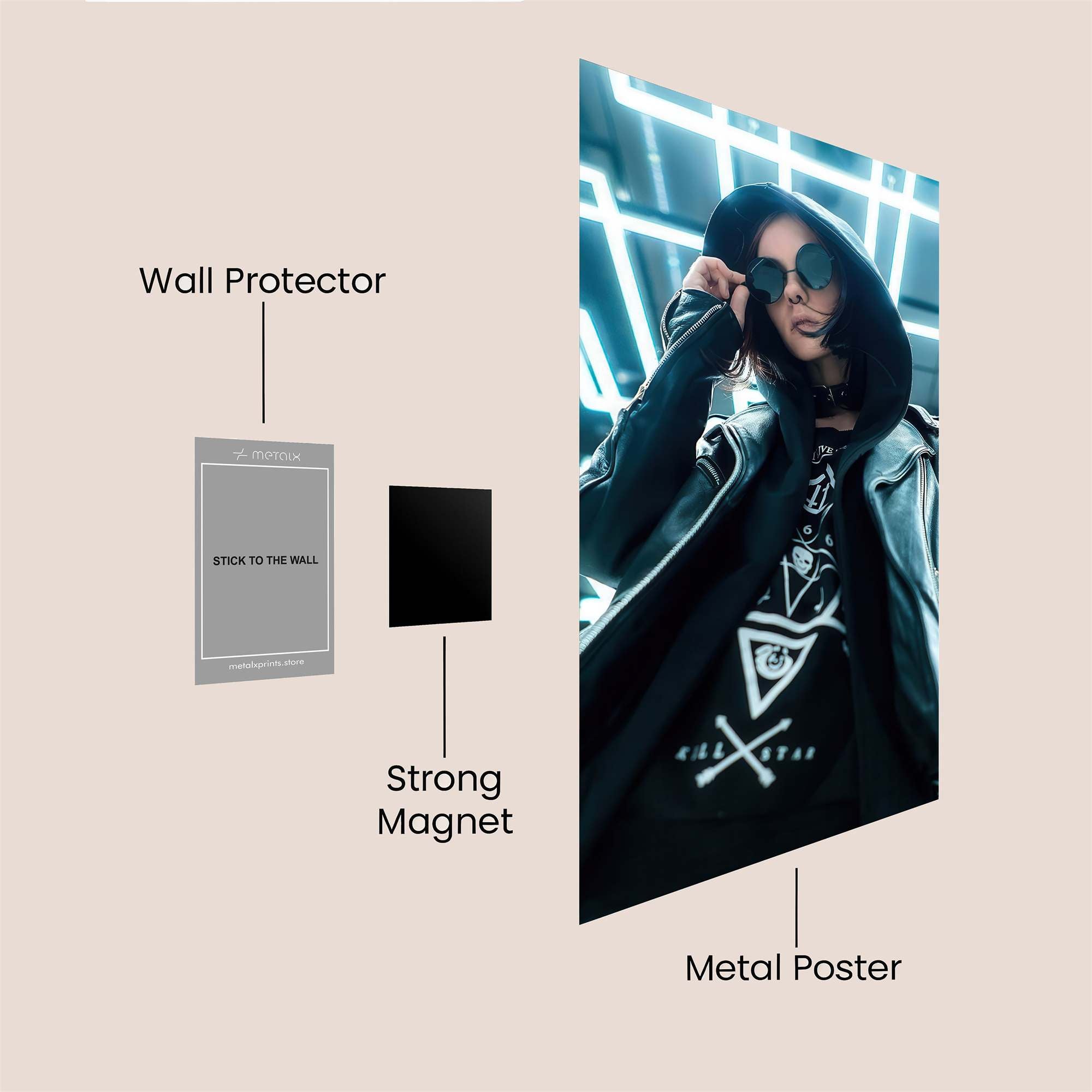 Cyber Enigma Safe Wall Magnetic / M