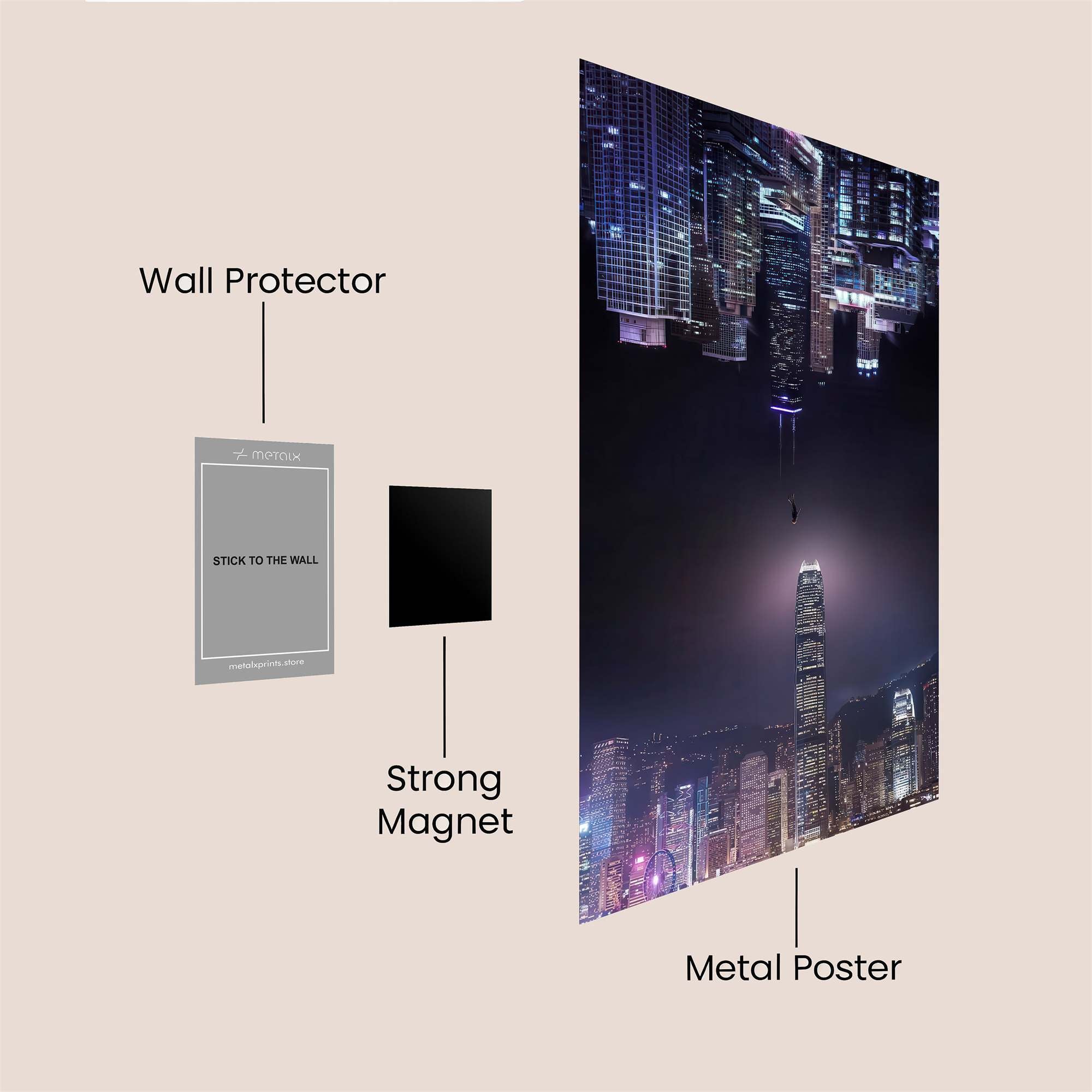 HongKong Duality Safe Wall Magnetic / M