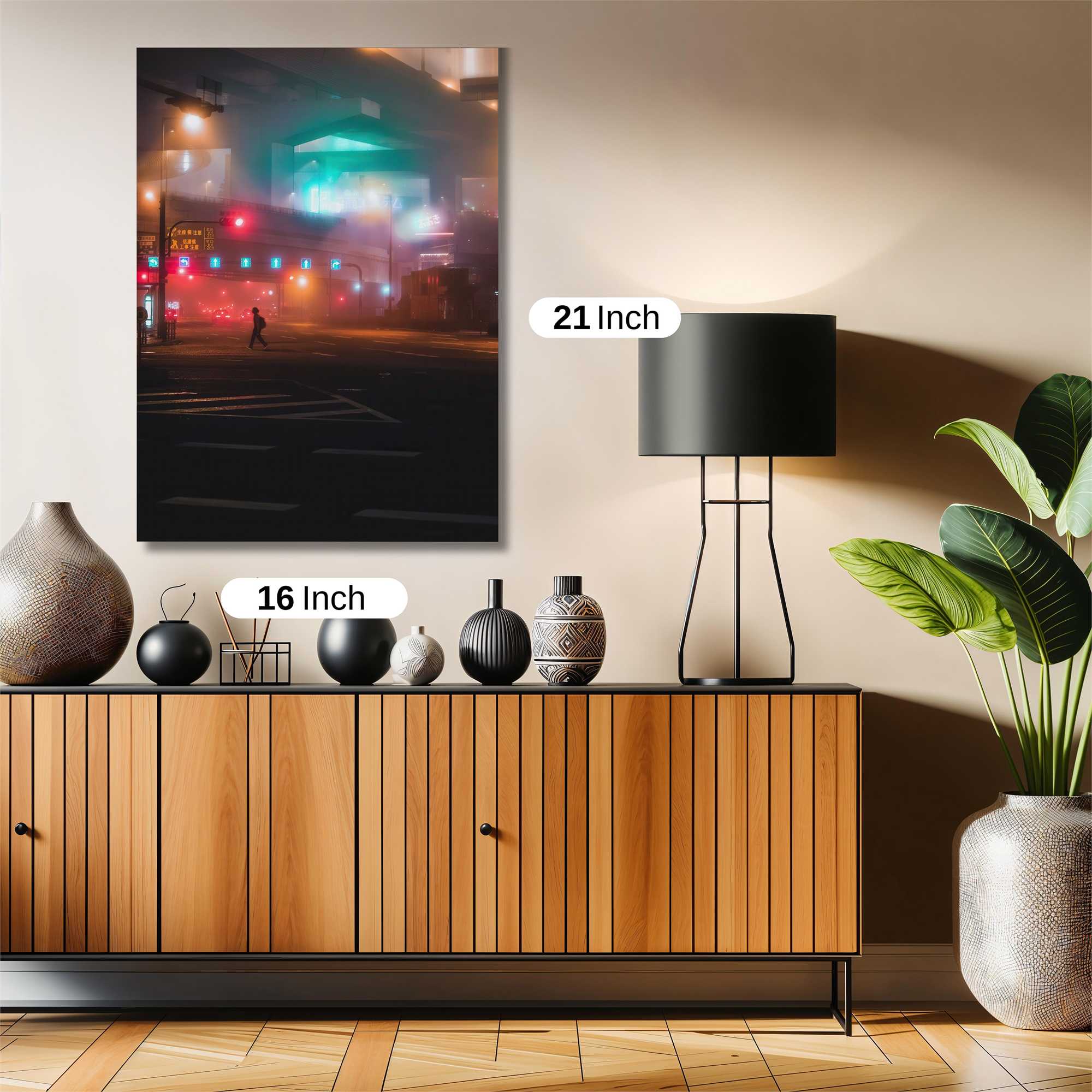 Neon Solitude Safe Wall Magnetic / M