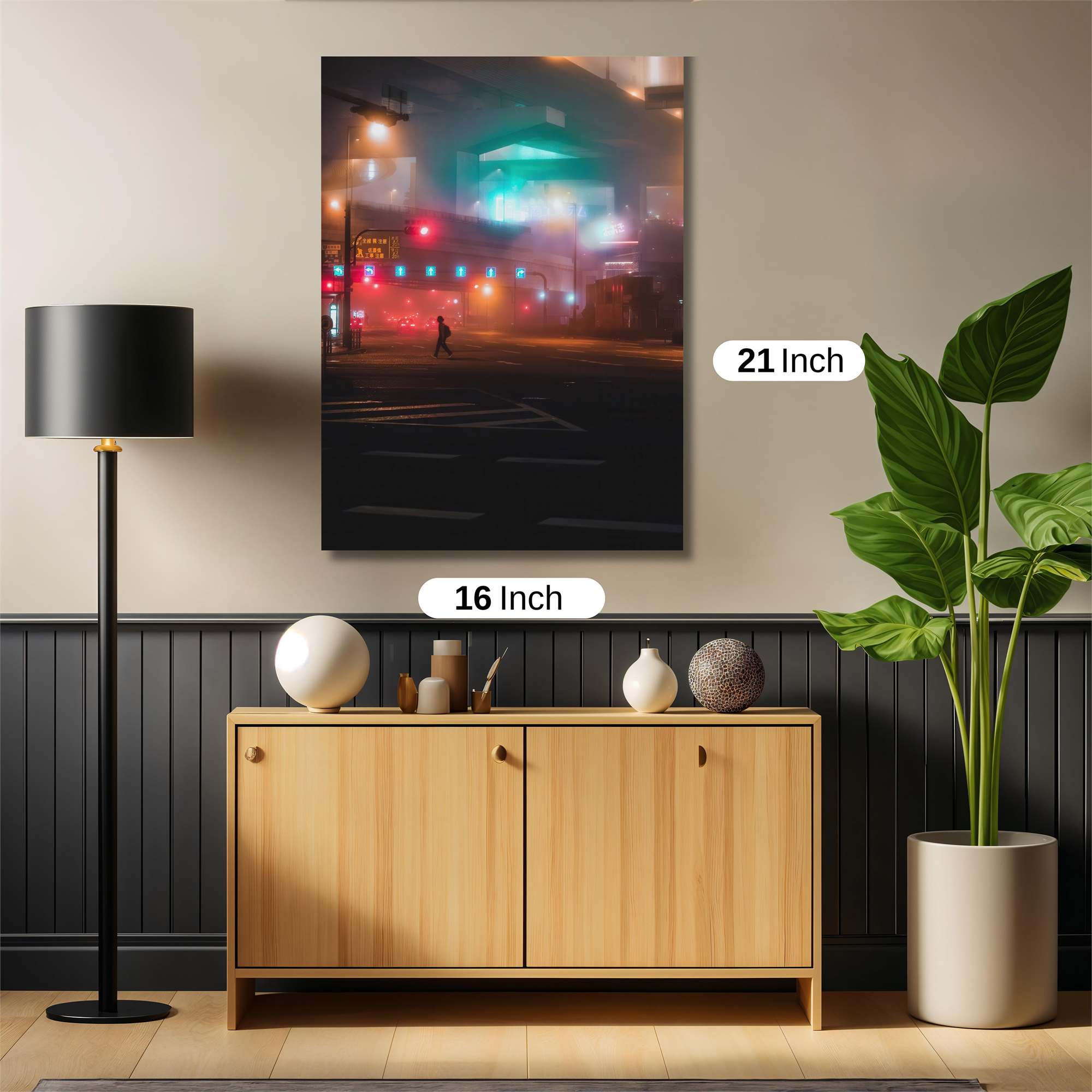 Neon Solitude Safe Wall Magnetic / M