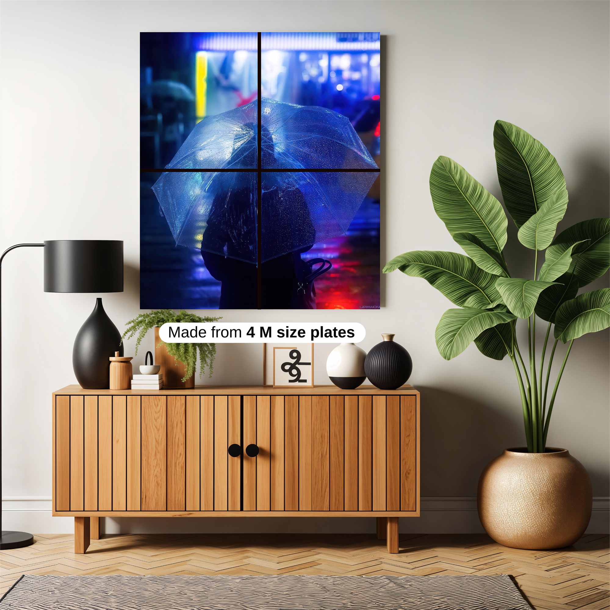 Rainy Solitude Safe Wall Magnetic / M