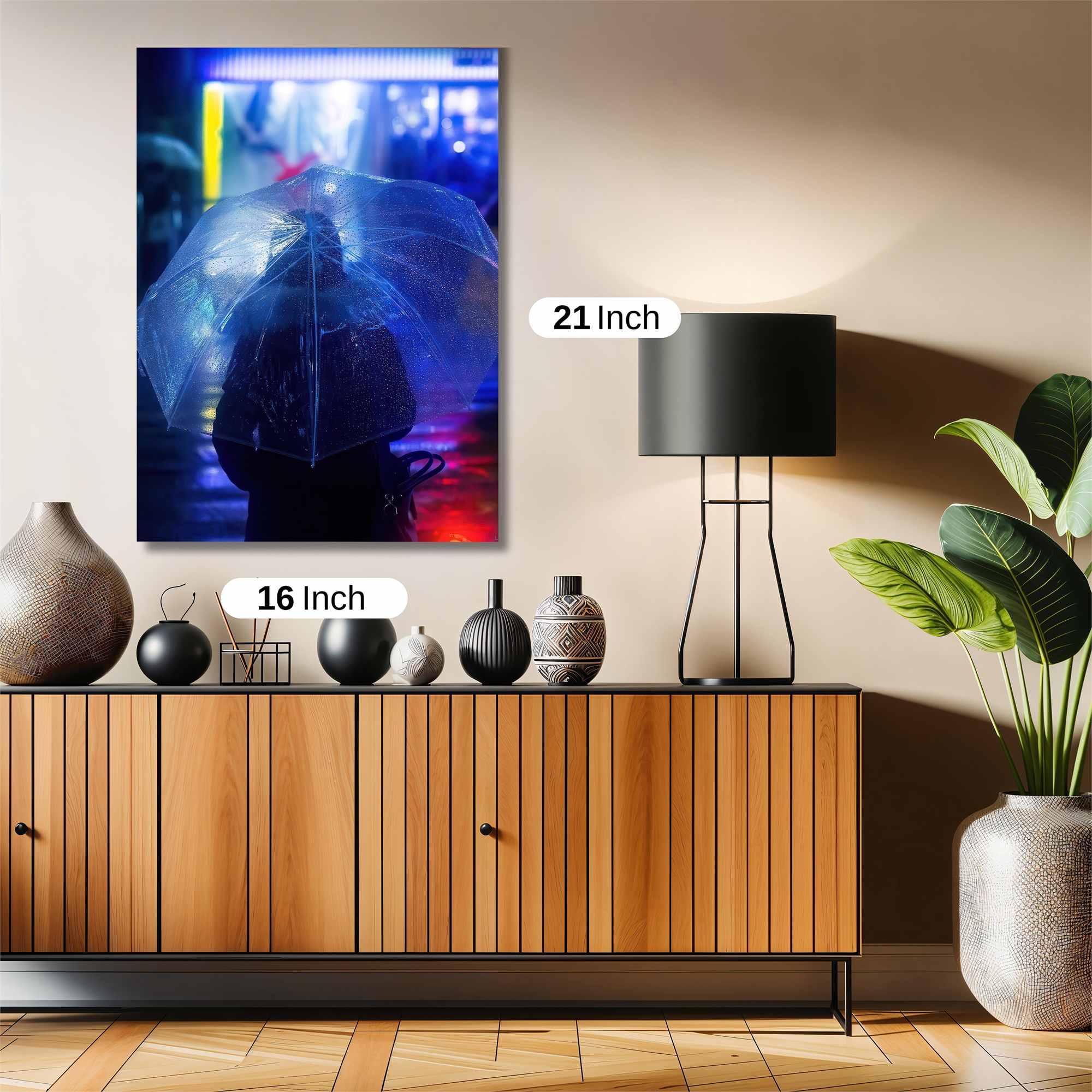 Rainy Solitude Safe Wall Magnetic / M