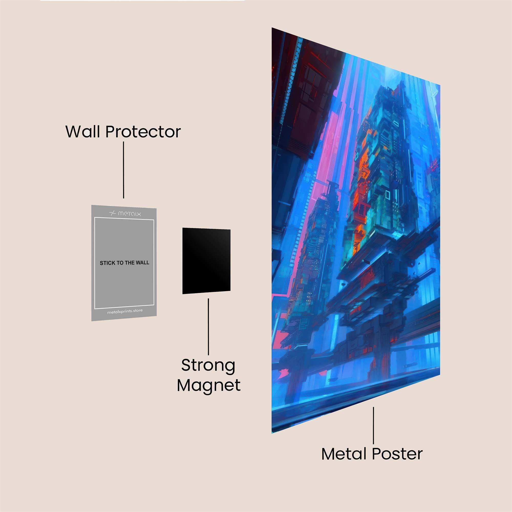 Cyberpunk Serenity Safe Wall Magnetic / M