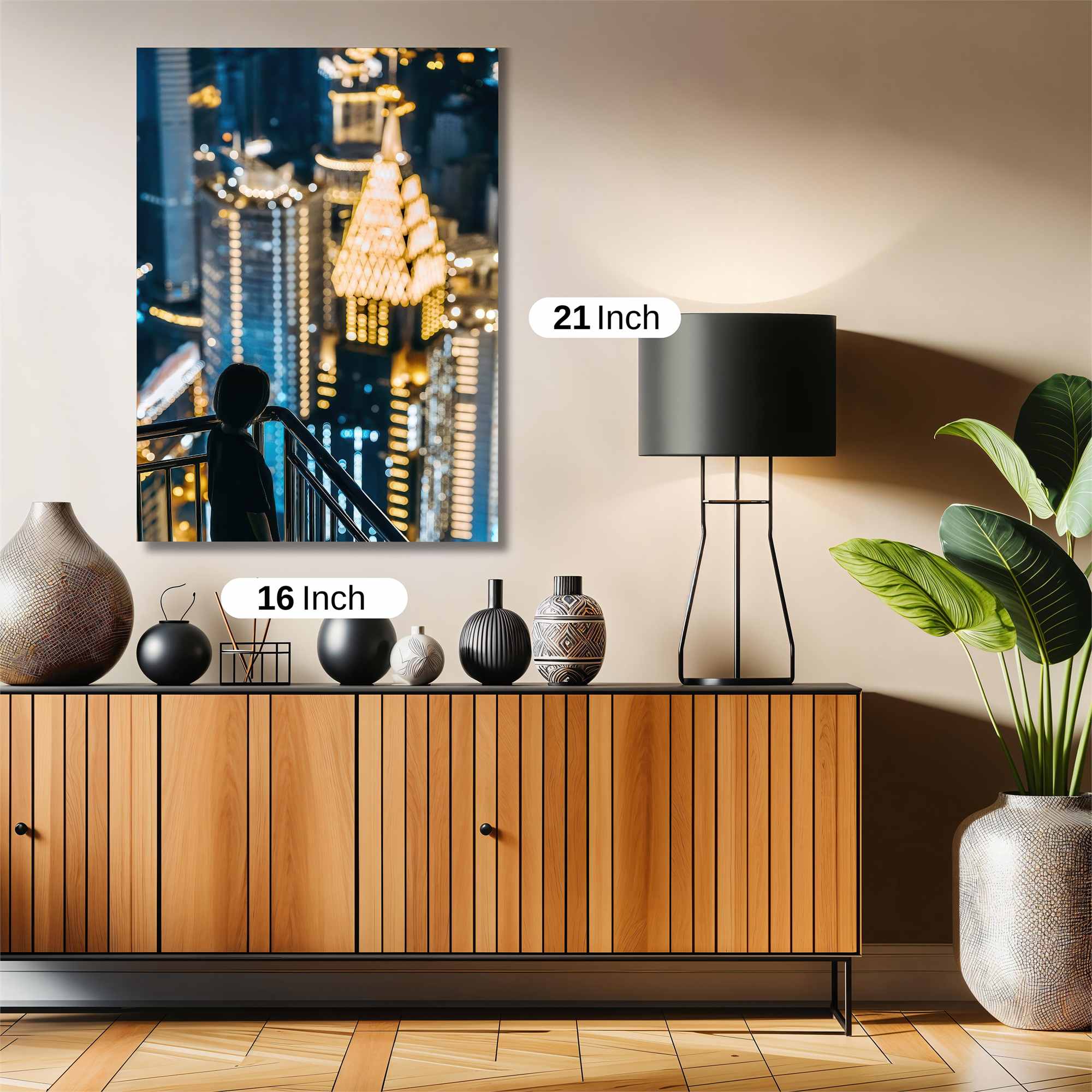 City Dreamscape Safe Wall Magnetic / M