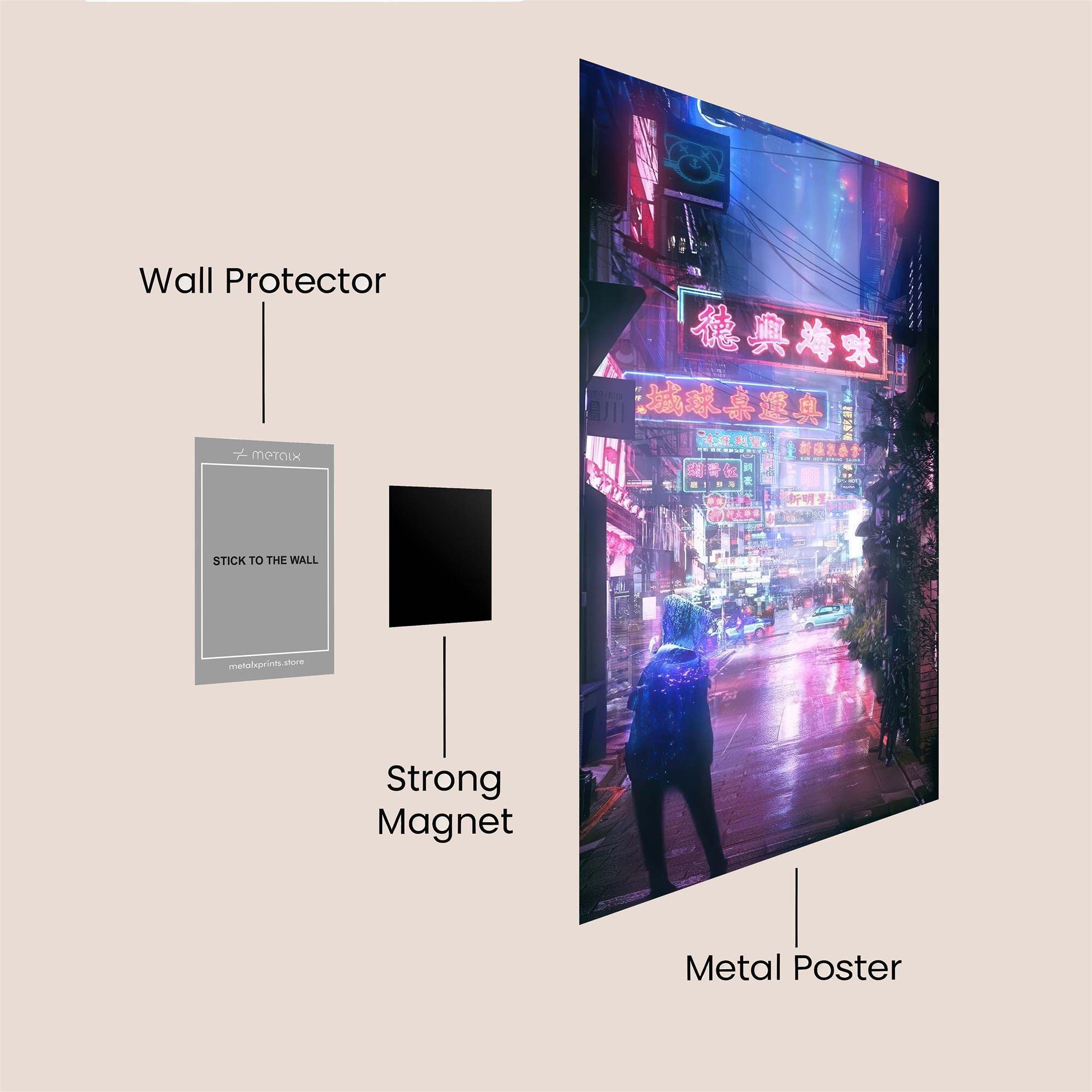 Neon Odyssey Safe Wall Magnetic / M
