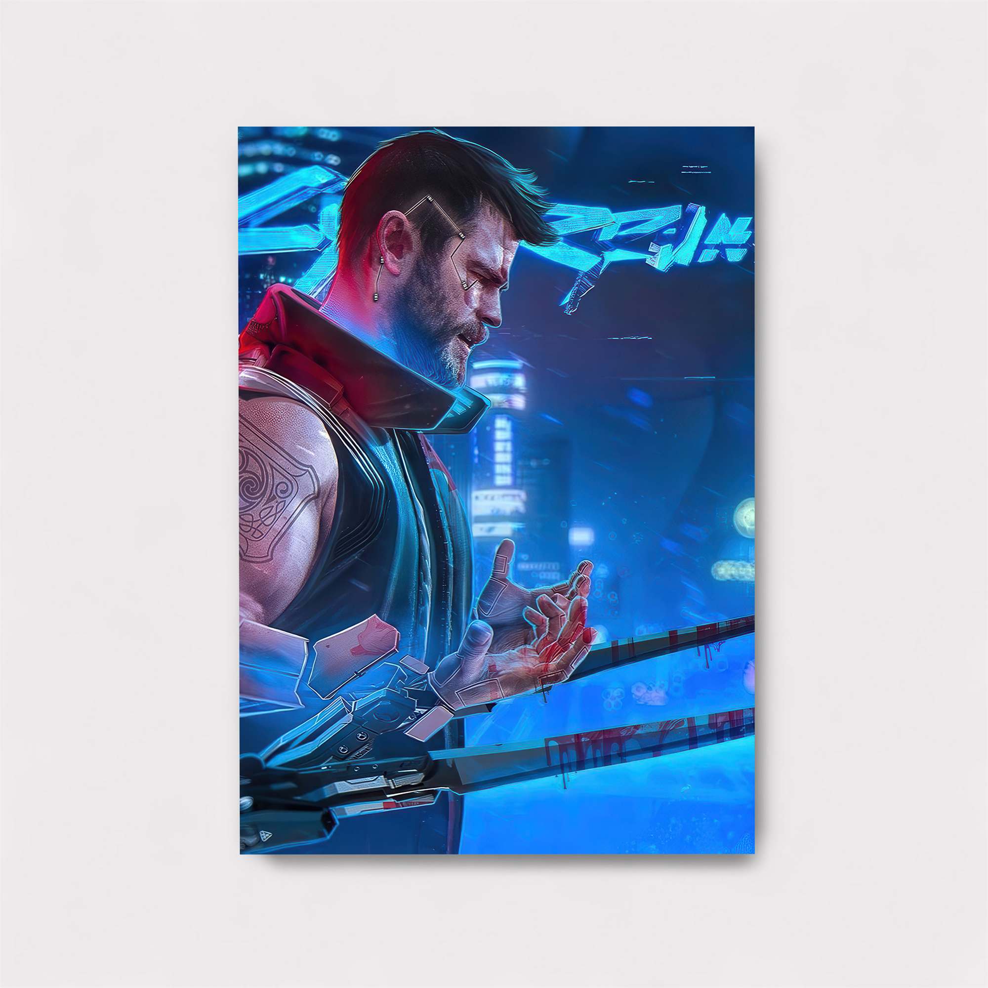 Cyberpunk Valor Safe Wall Magnetic / M