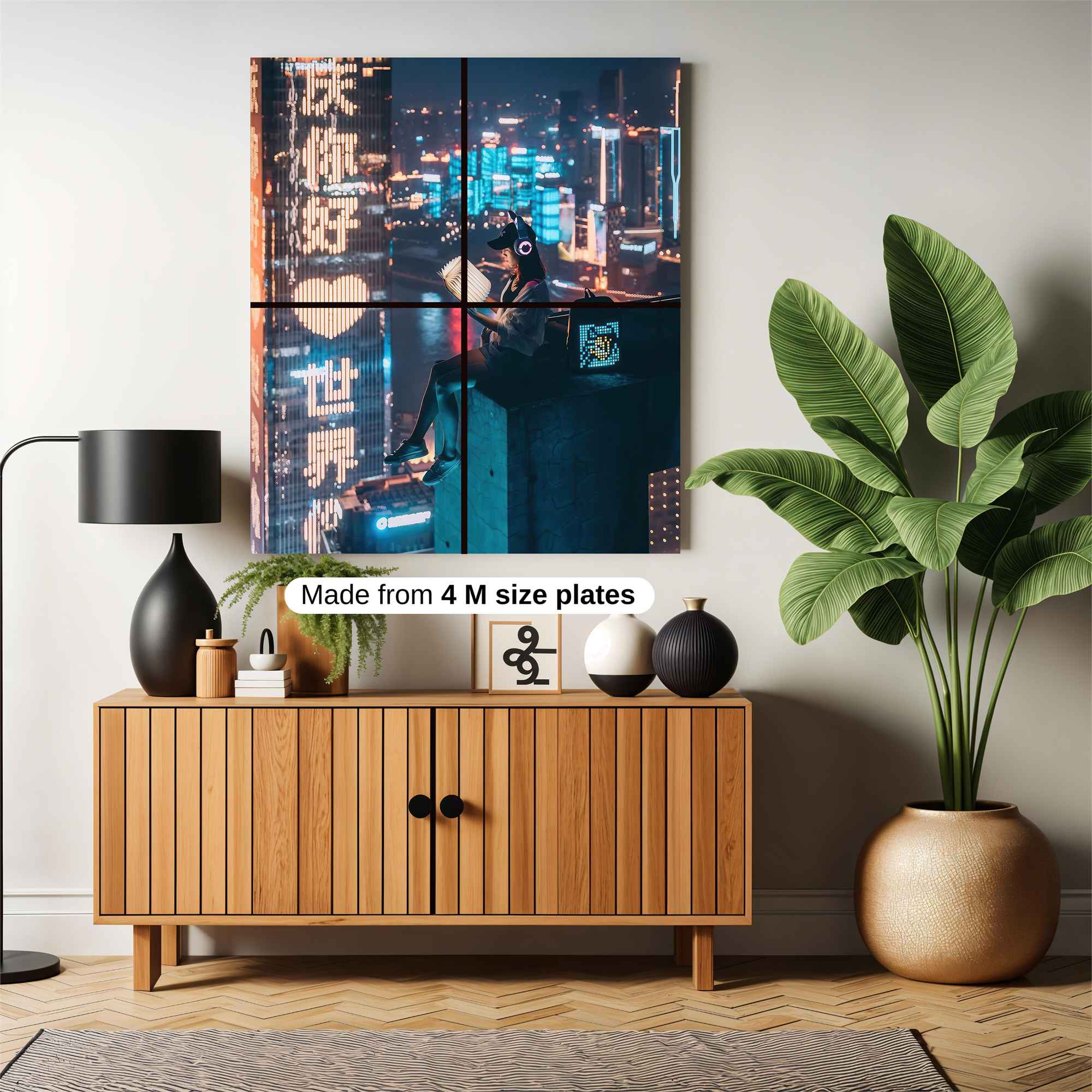 Neon Solitude Safe Wall Magnetic / M