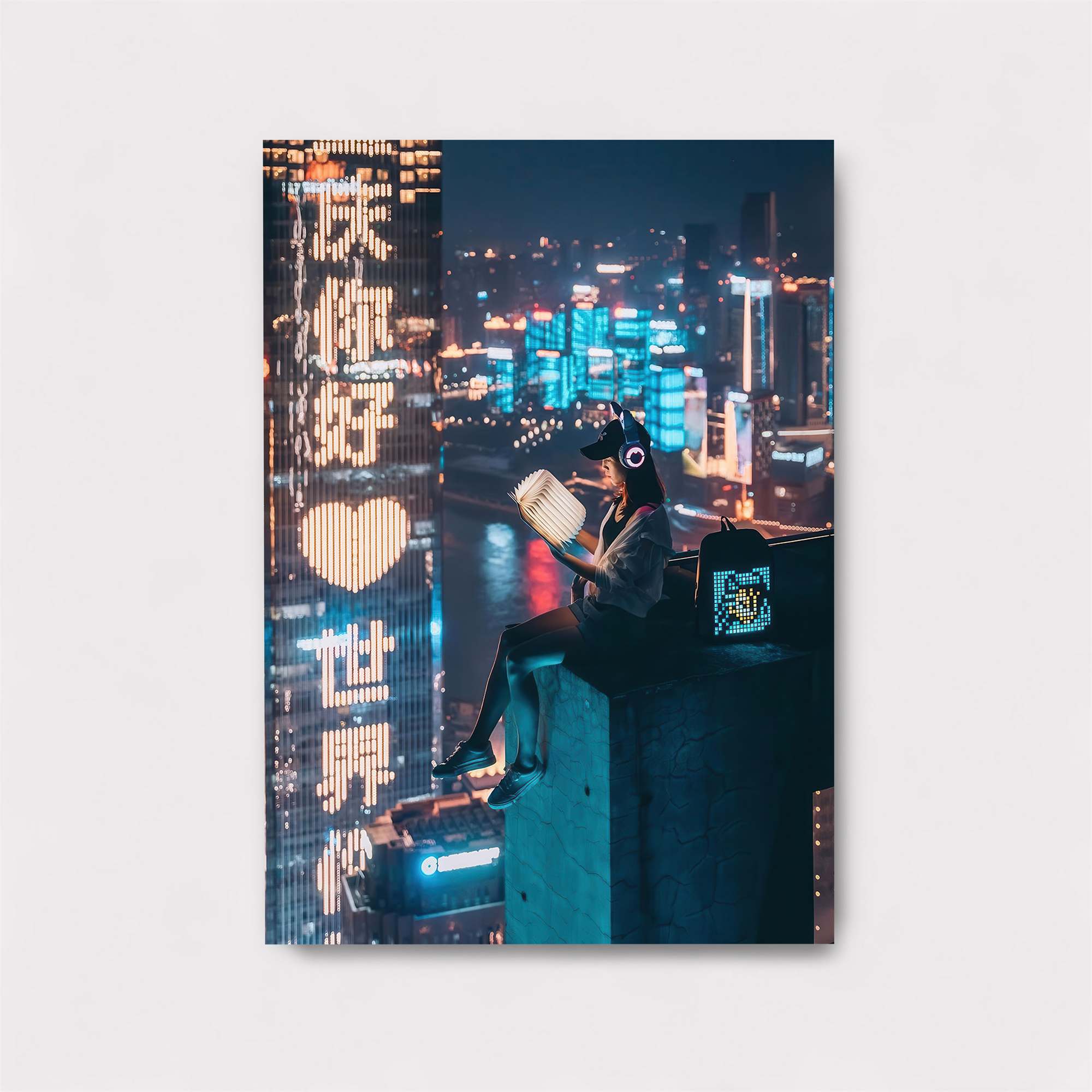 Neon Solitude Safe Wall Magnetic / M