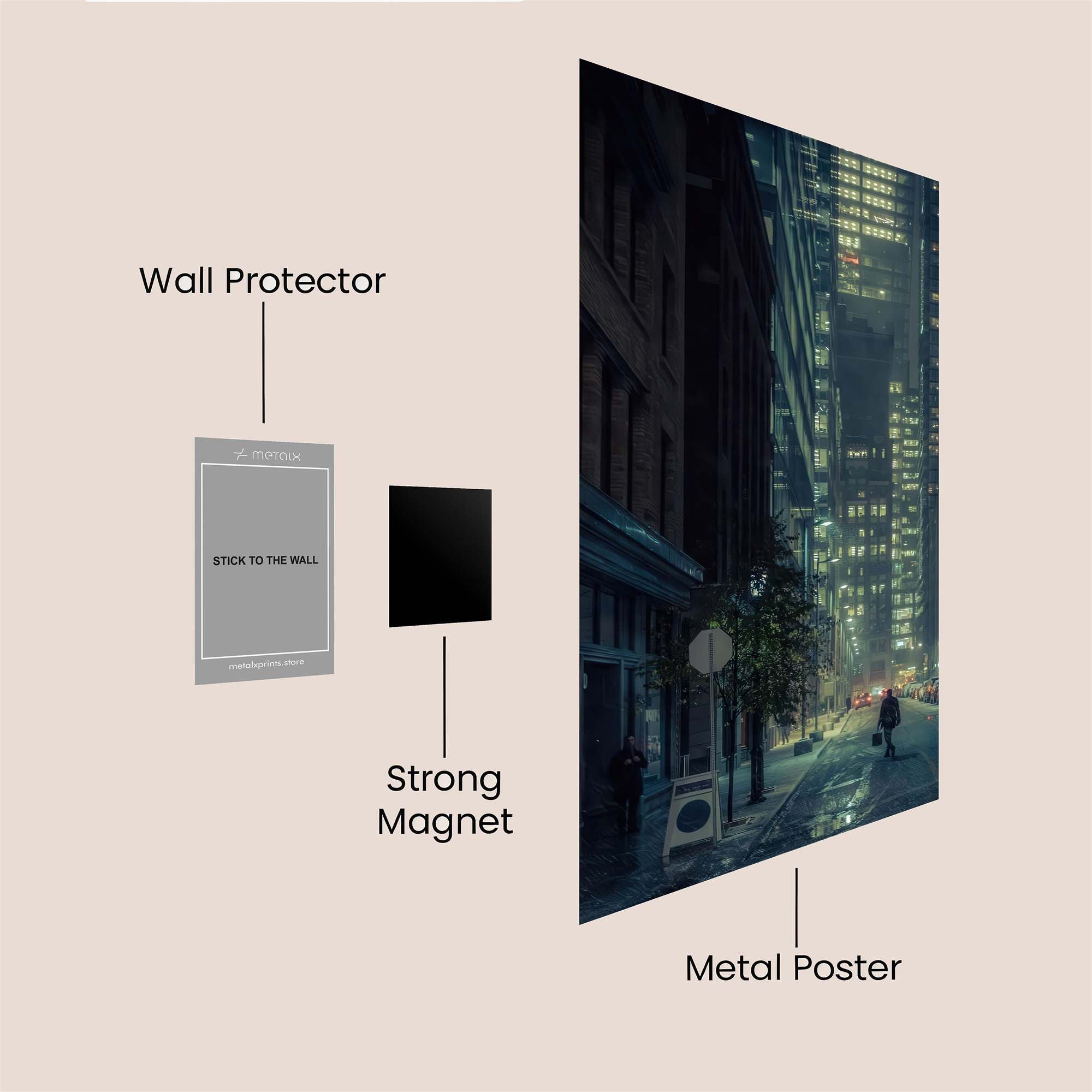 City Enigma Safe Wall Magnetic / M