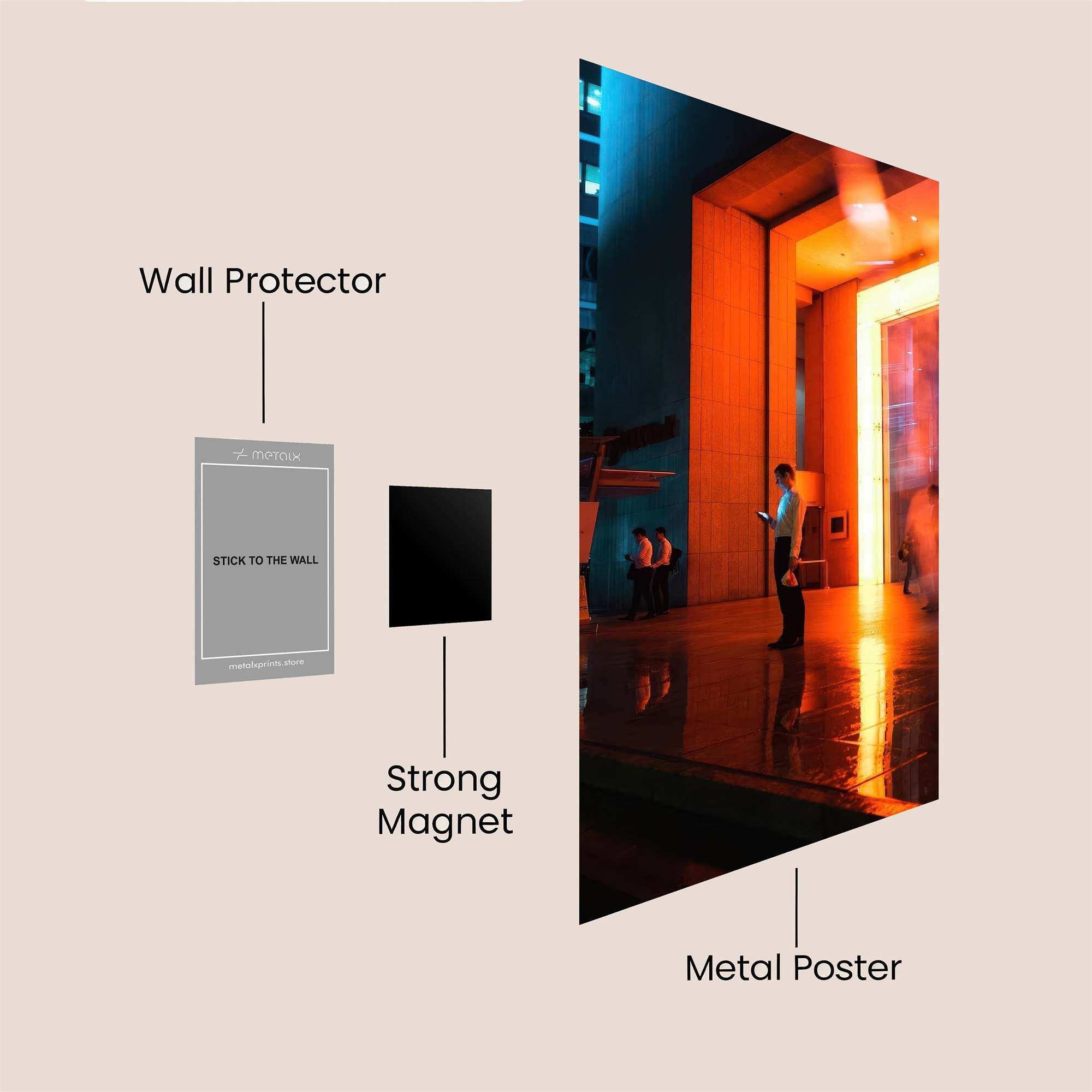 City Glow Safe Wall Magnetic / M