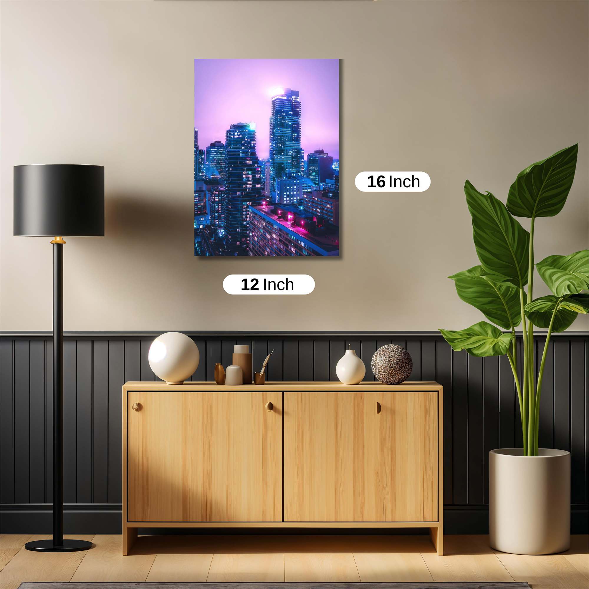 City Dreamscape Safe Wall Magnetic / M