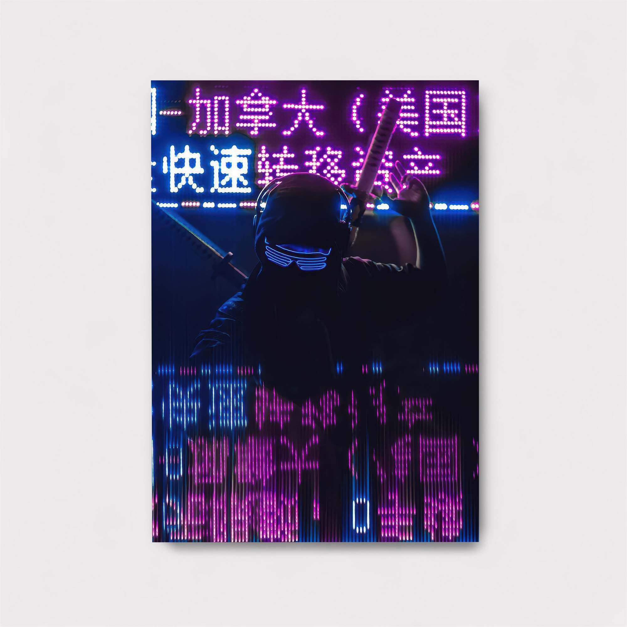 Neon Samurai Safe Wall Magnetic / M