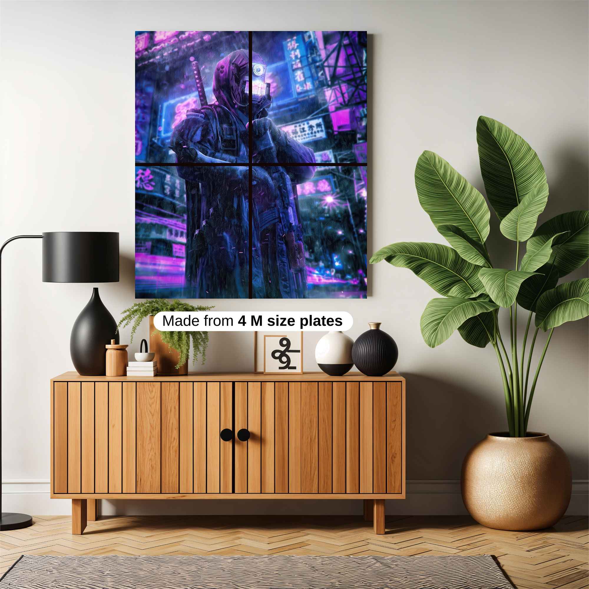 Cyberpunk Sentinel Safe Wall Magnetic / M