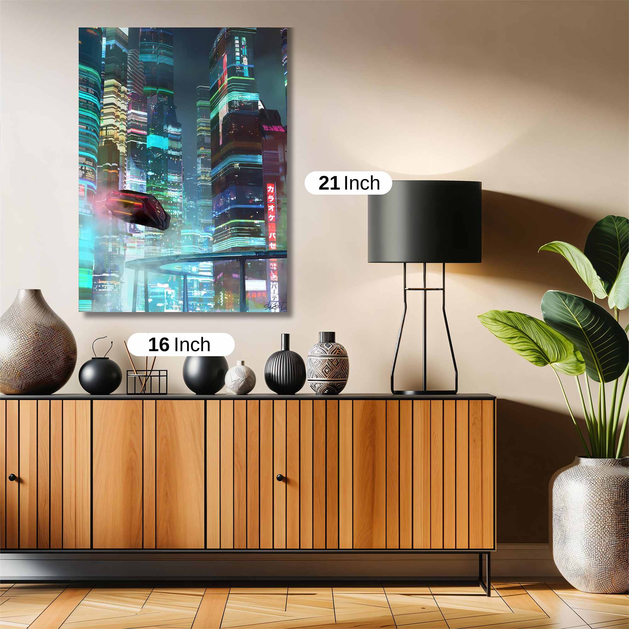 Cyberpunk Rush Safe Wall Magnetic / M