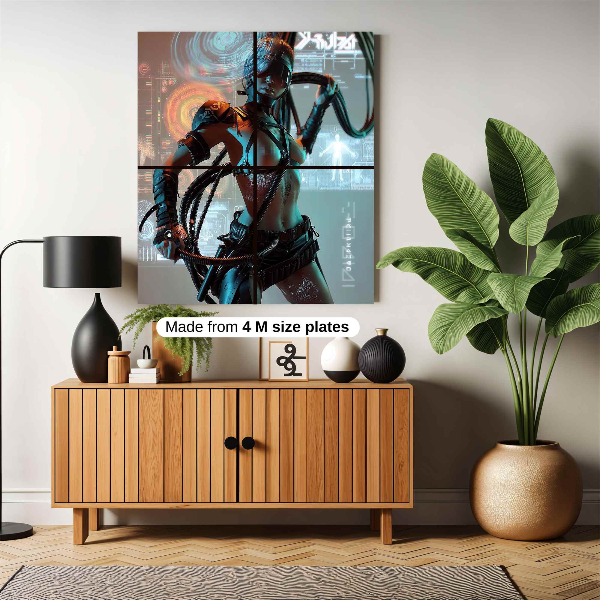 Cyberpunk Fury Safe Wall Magnetic / M