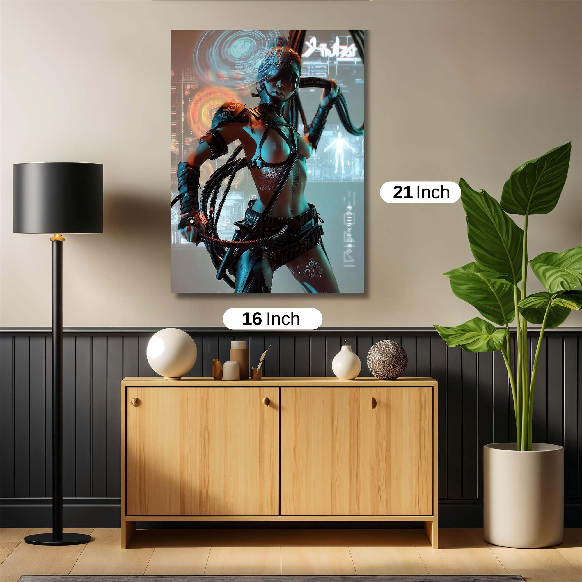 Cyberpunk Fury Safe Wall Magnetic / M