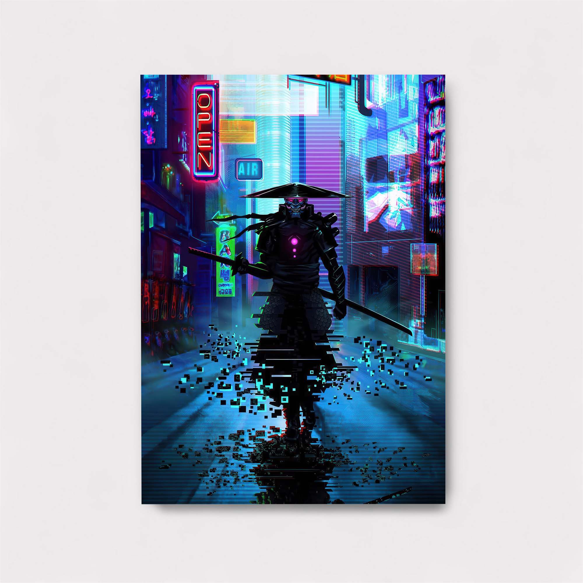 Samurai Neon Safe Wall Magnetic / M