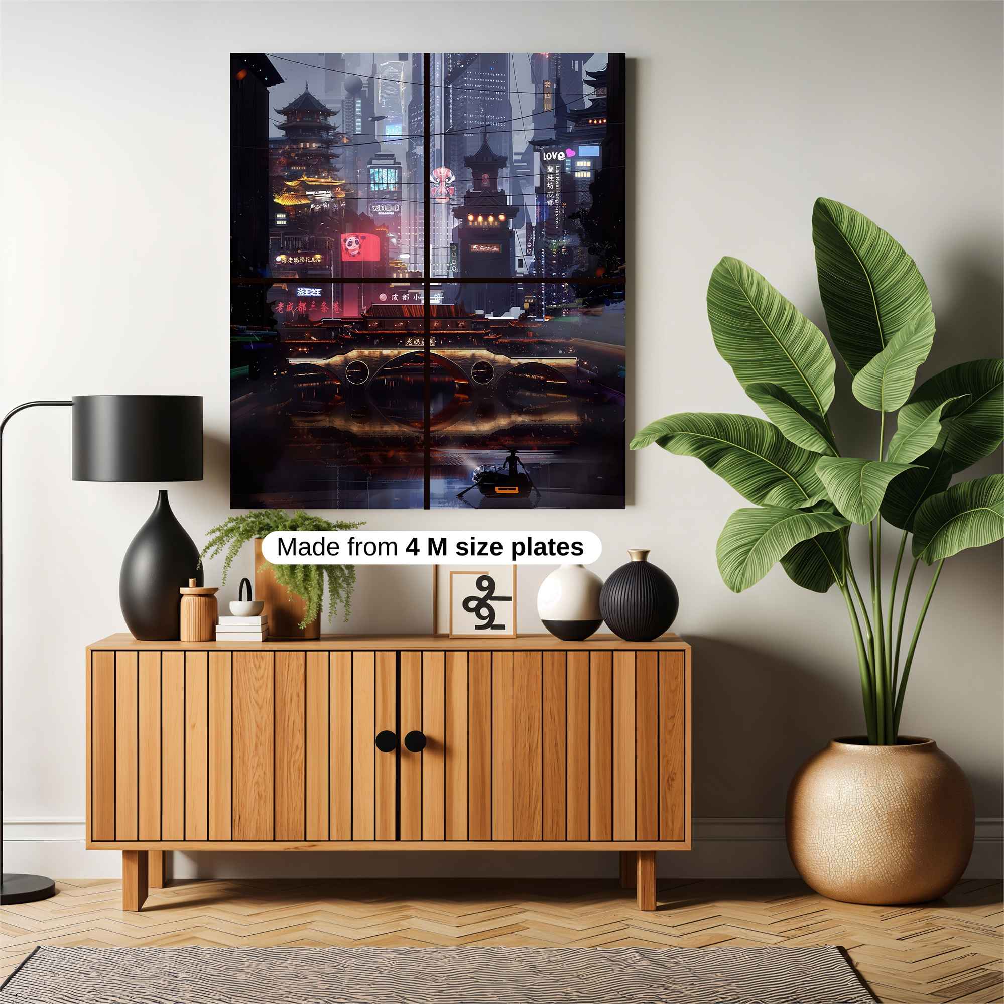 Neon Serenity Safe Wall Magnetic / M