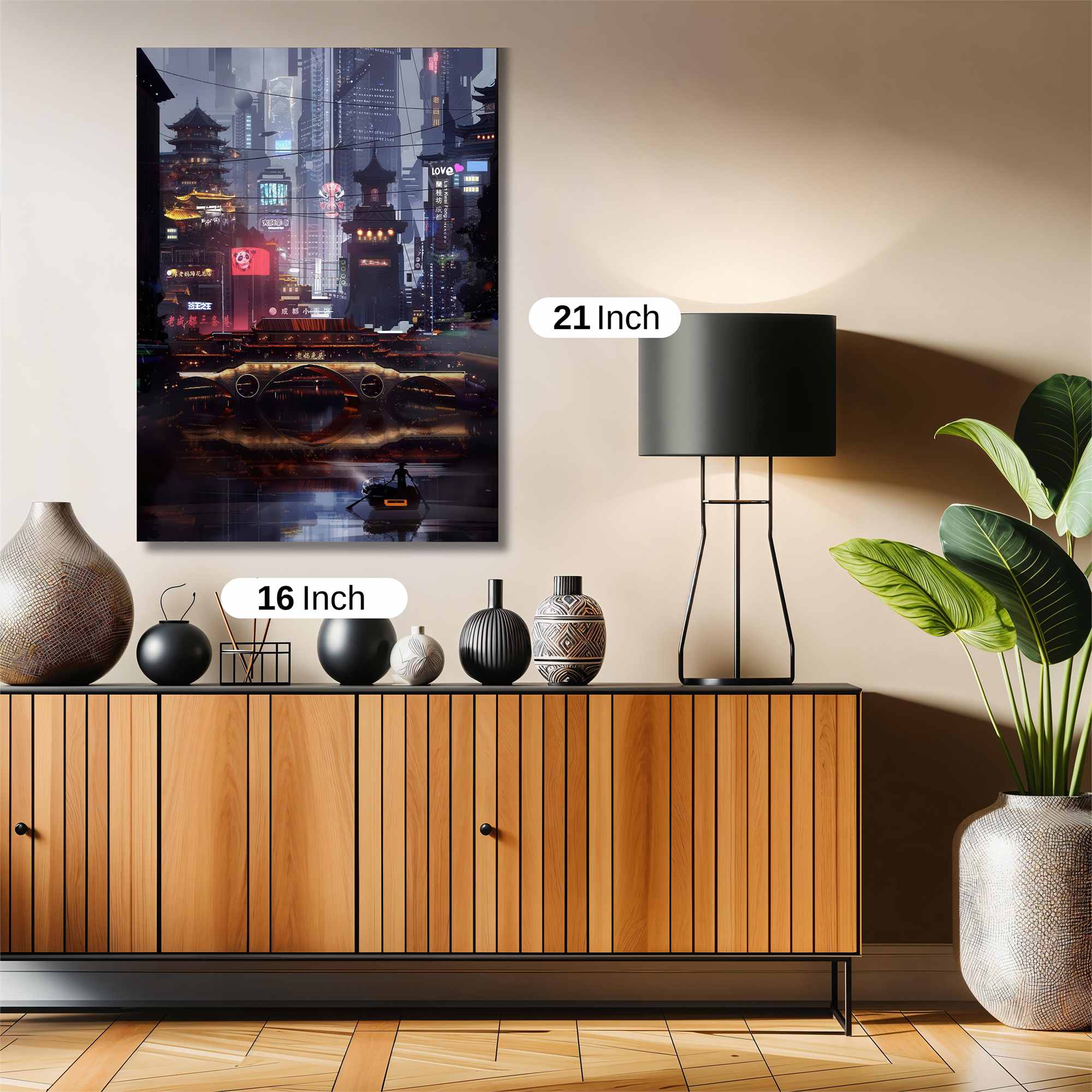 Neon Serenity Safe Wall Magnetic / M