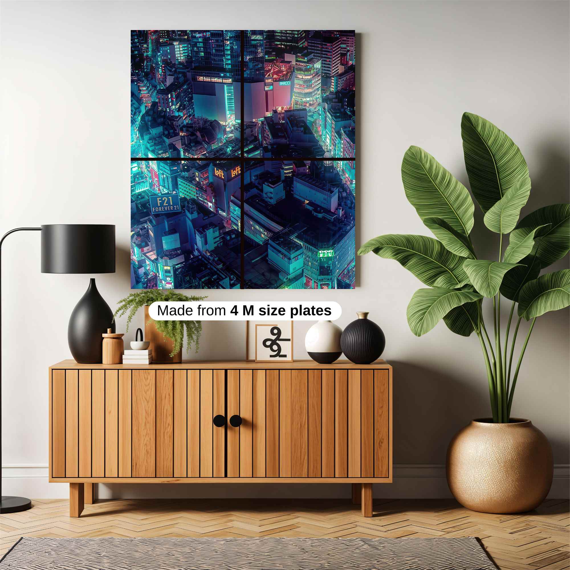 Neon Serenity Safe Wall Magnetic / M