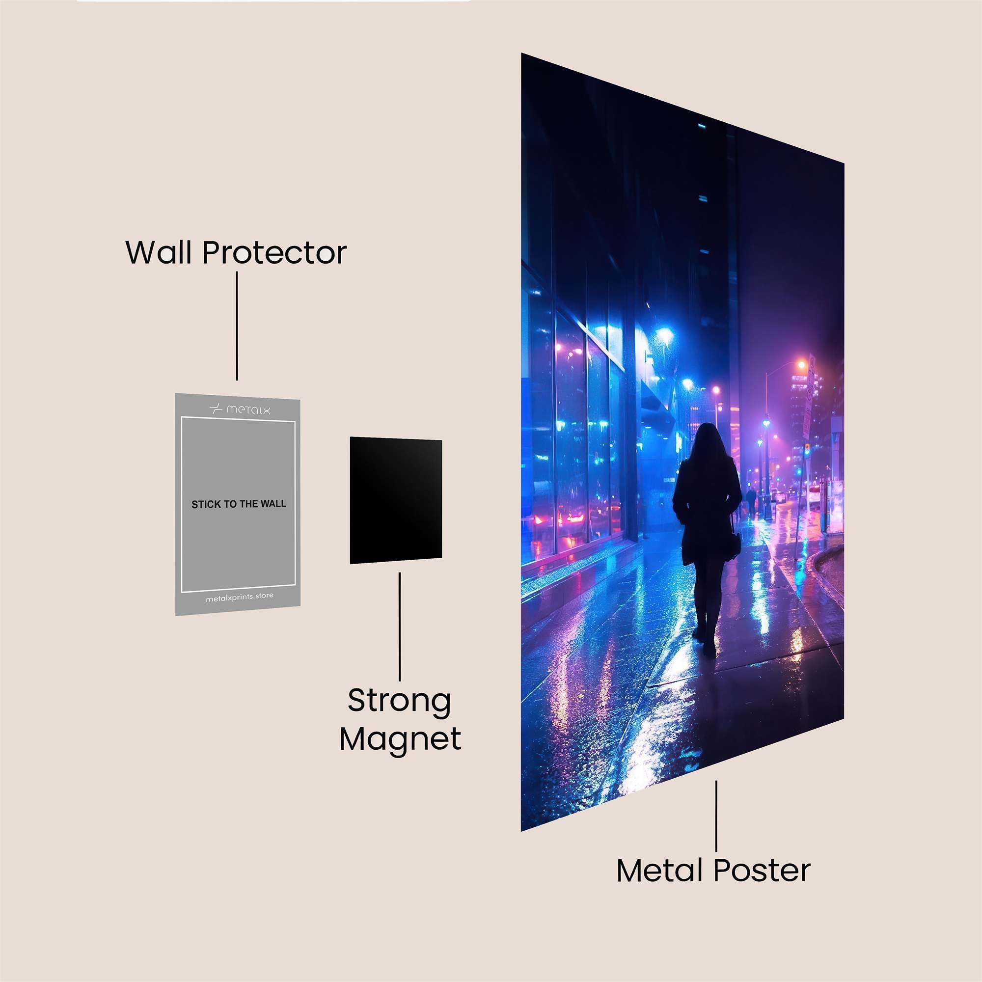 City Solitude Safe Wall Magnetic / M