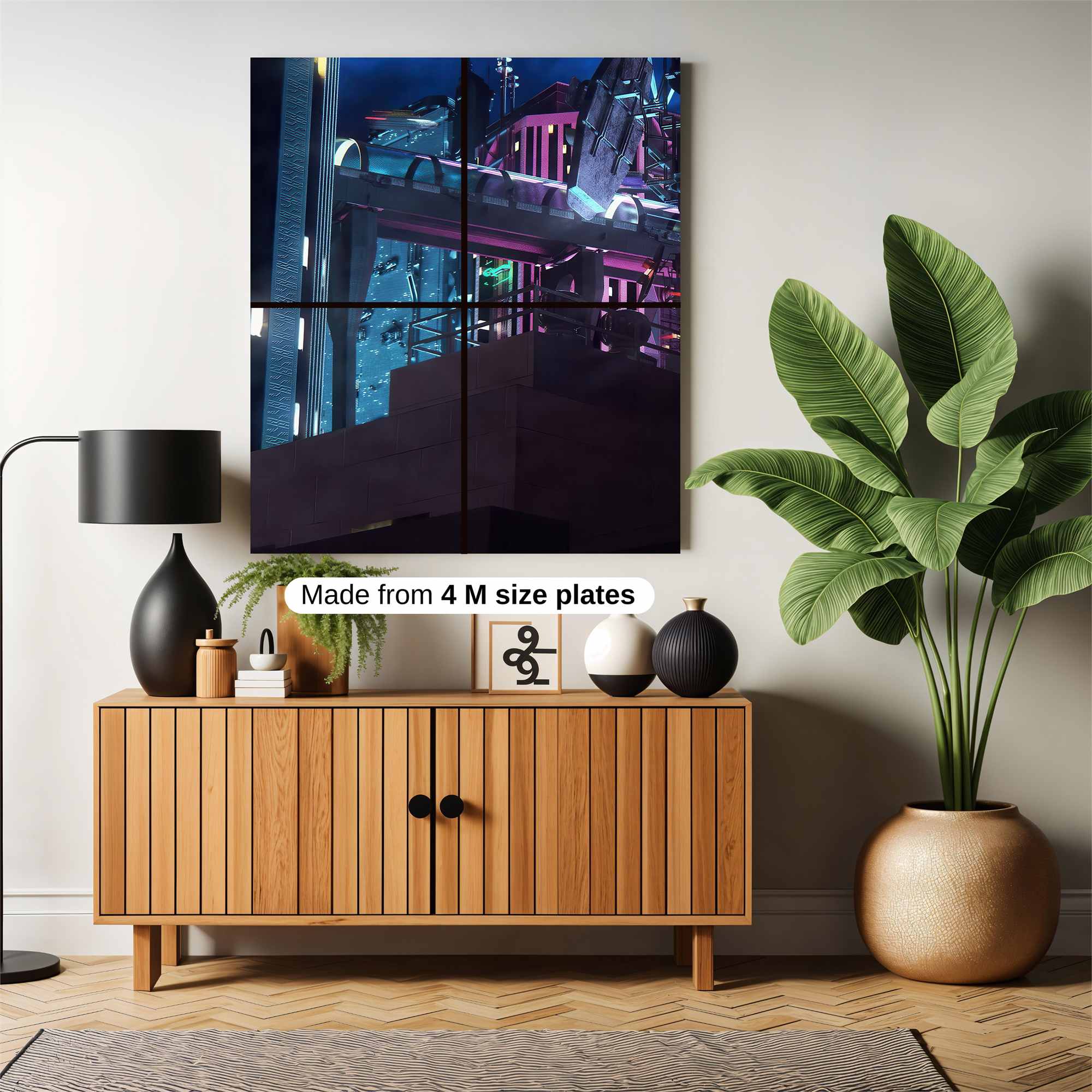 Cyberpunk Glow Safe Wall Magnetic / M