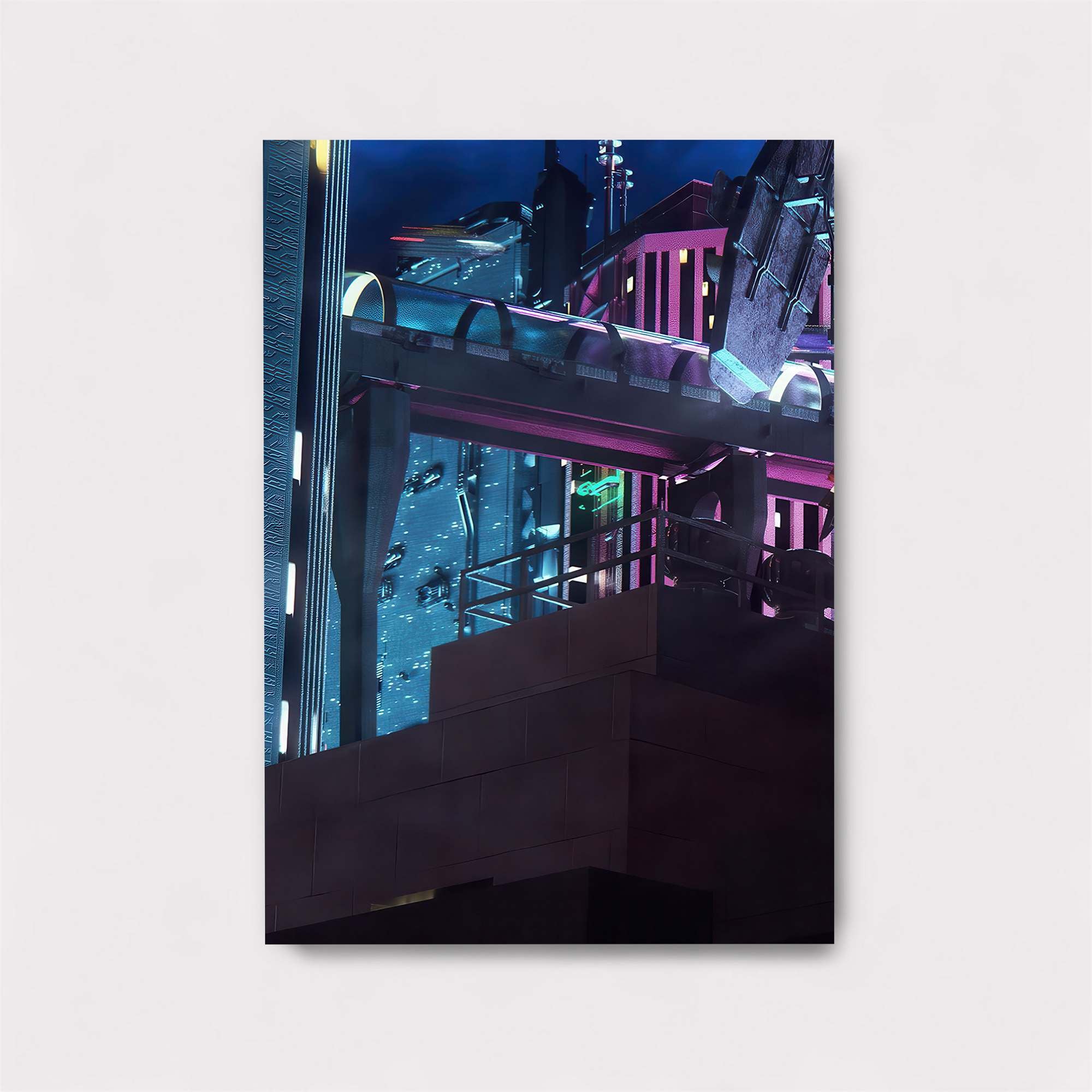 Cyberpunk Glow Safe Wall Magnetic / M