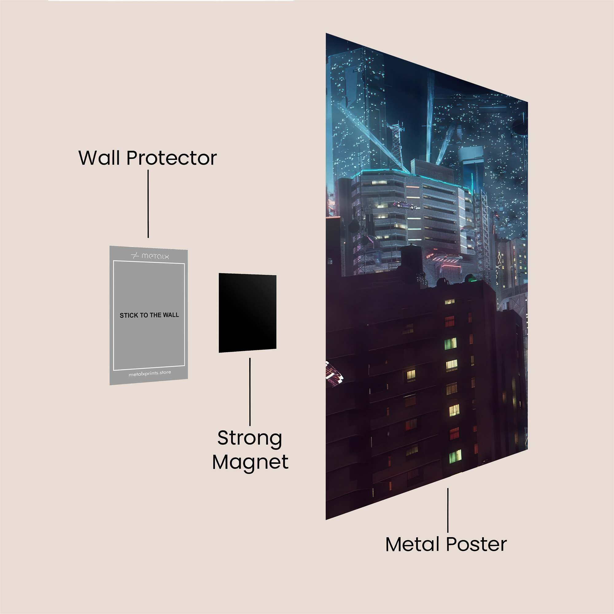Cyberpunk Serenity Safe Wall Magnetic / M