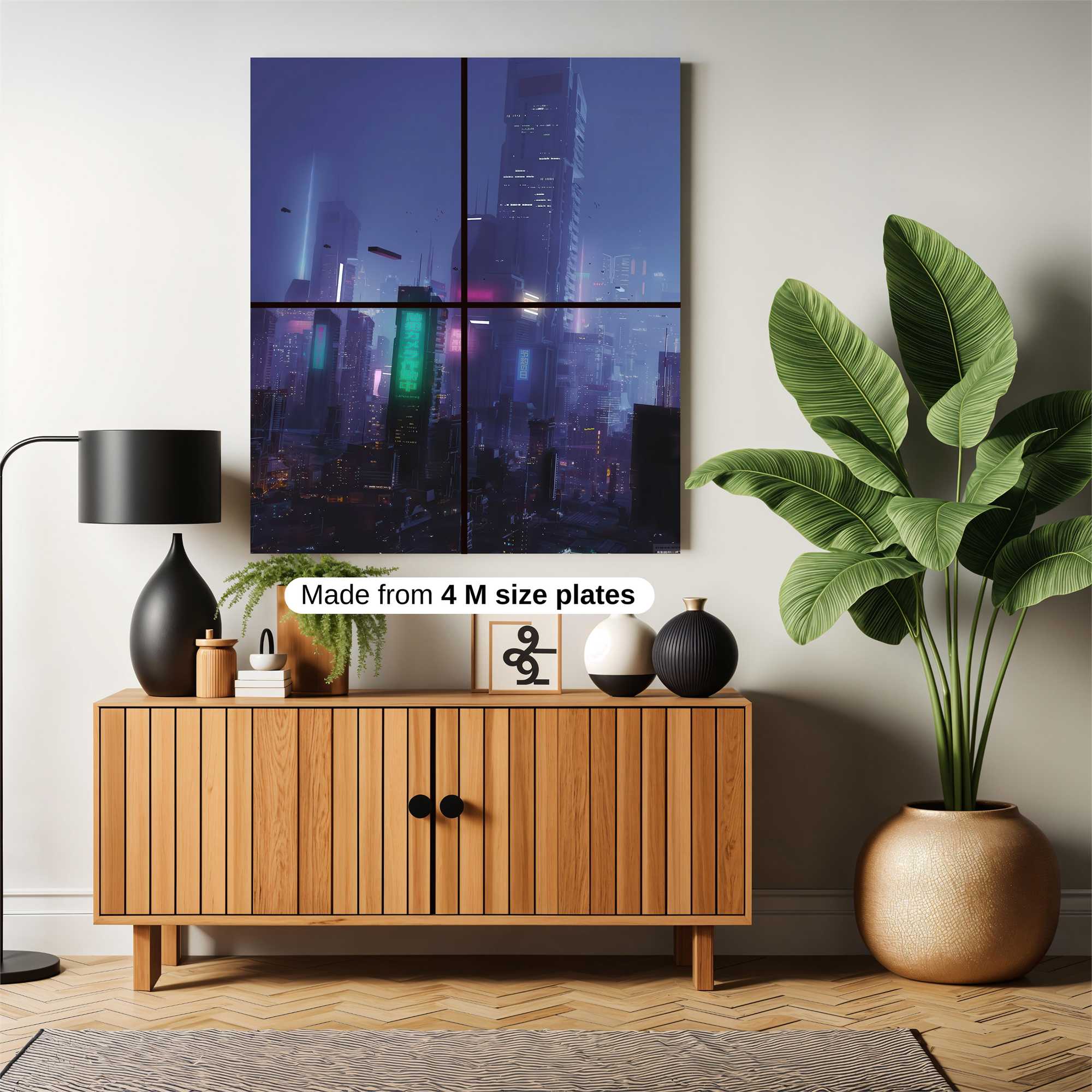 Neon Serenity Safe Wall Magnetic / M