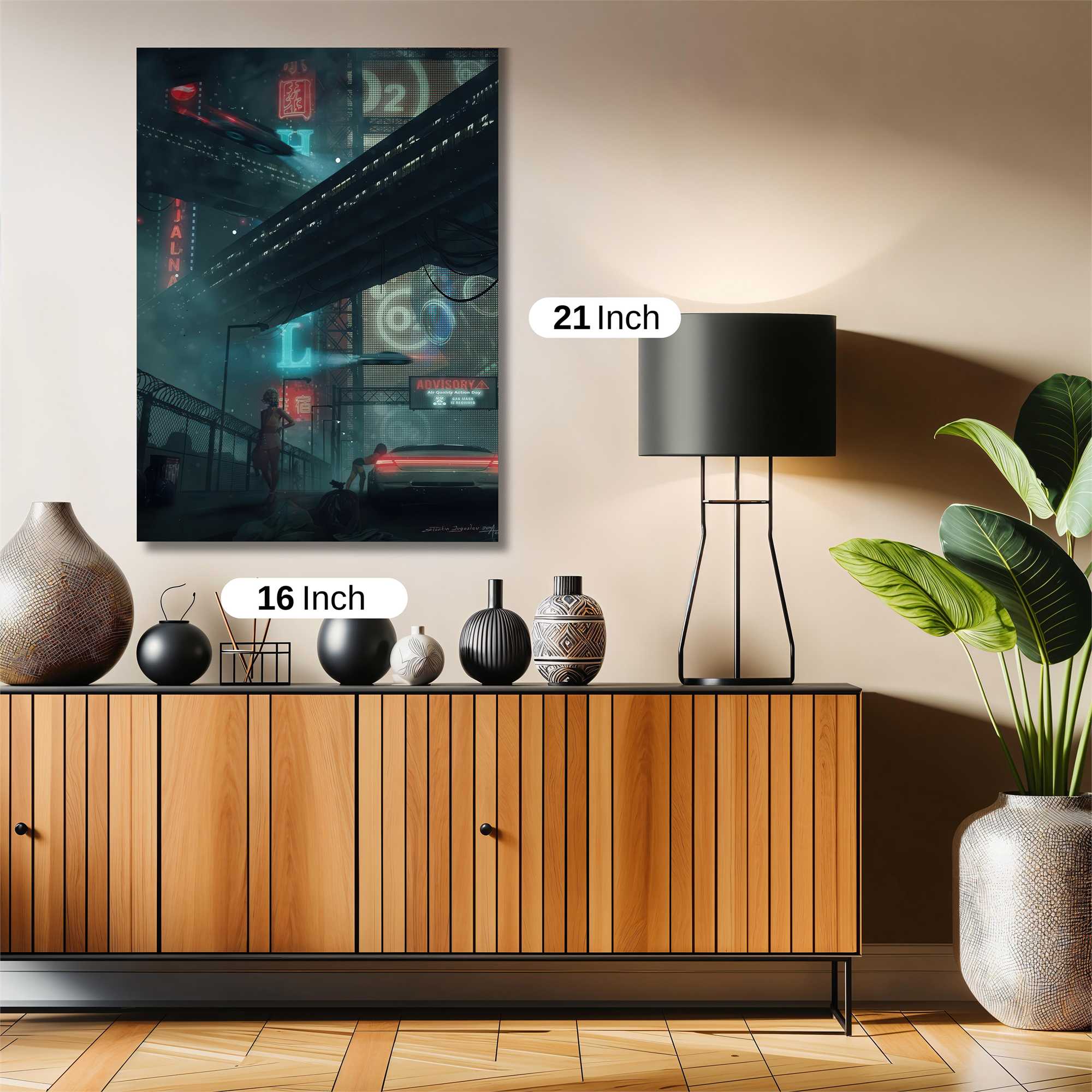 Cyberpunk Solitude Safe Wall Magnetic / M