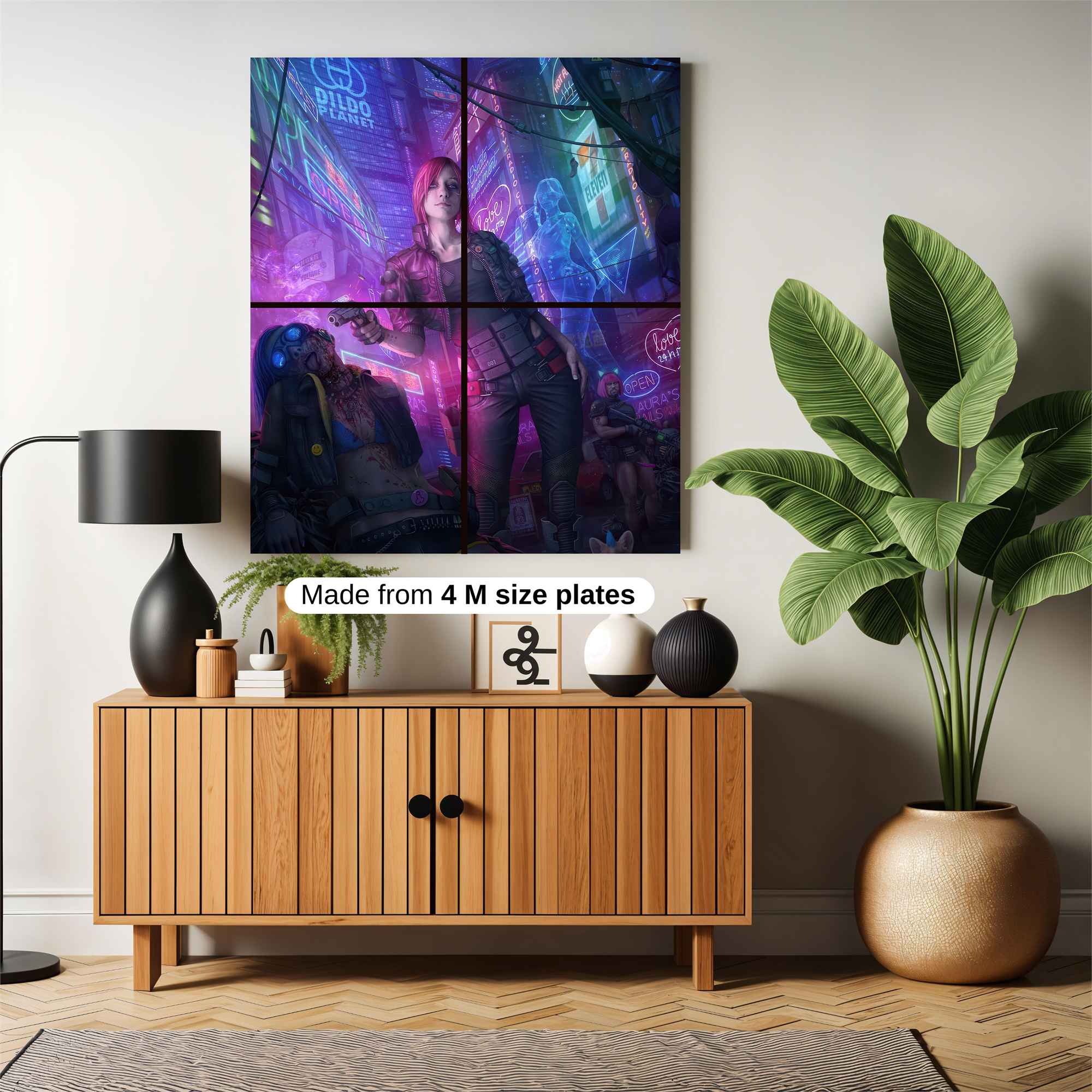 Neon Vigilante Safe Wall Magnetic / M