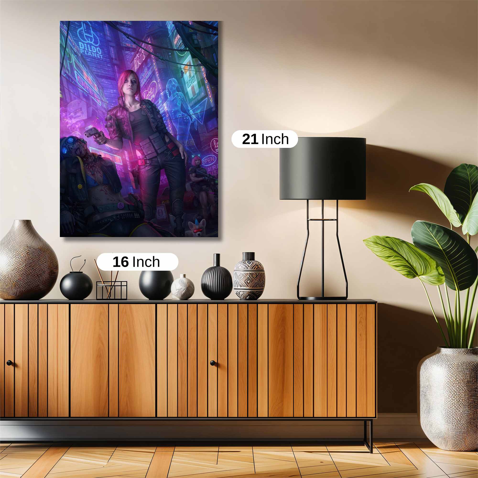 Neon Vigilante Safe Wall Magnetic / M