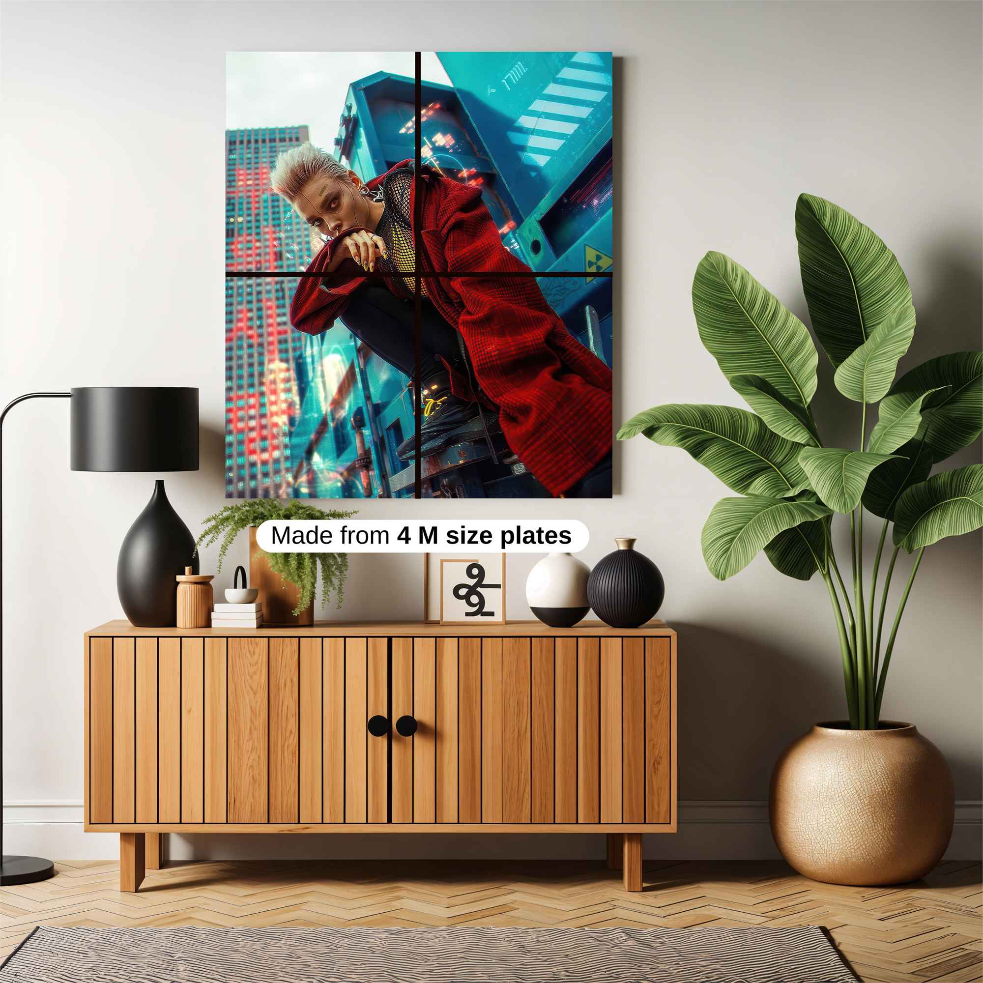 Cyber Rebel Safe Wall Magnetic / M