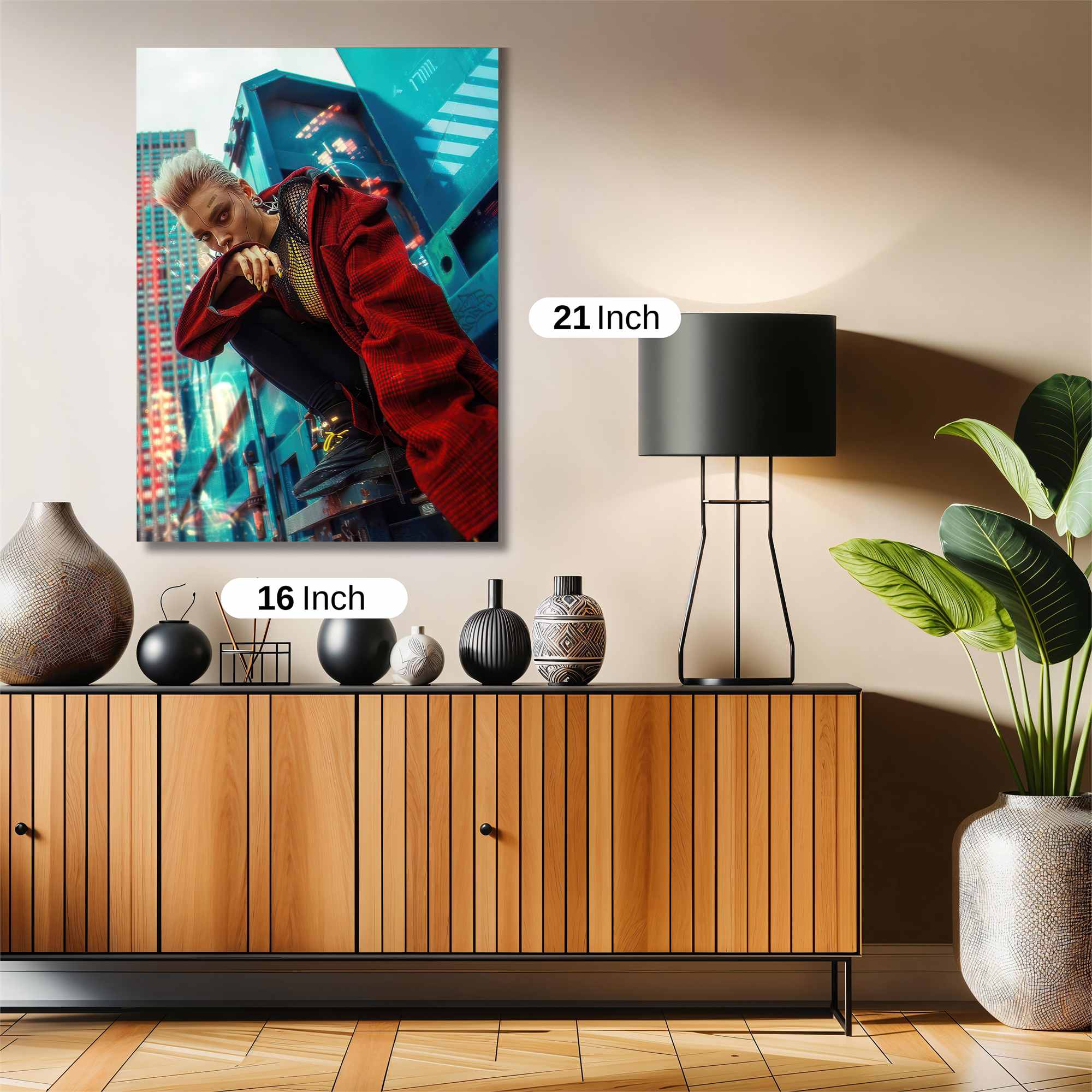 Cyber Rebel Safe Wall Magnetic / M