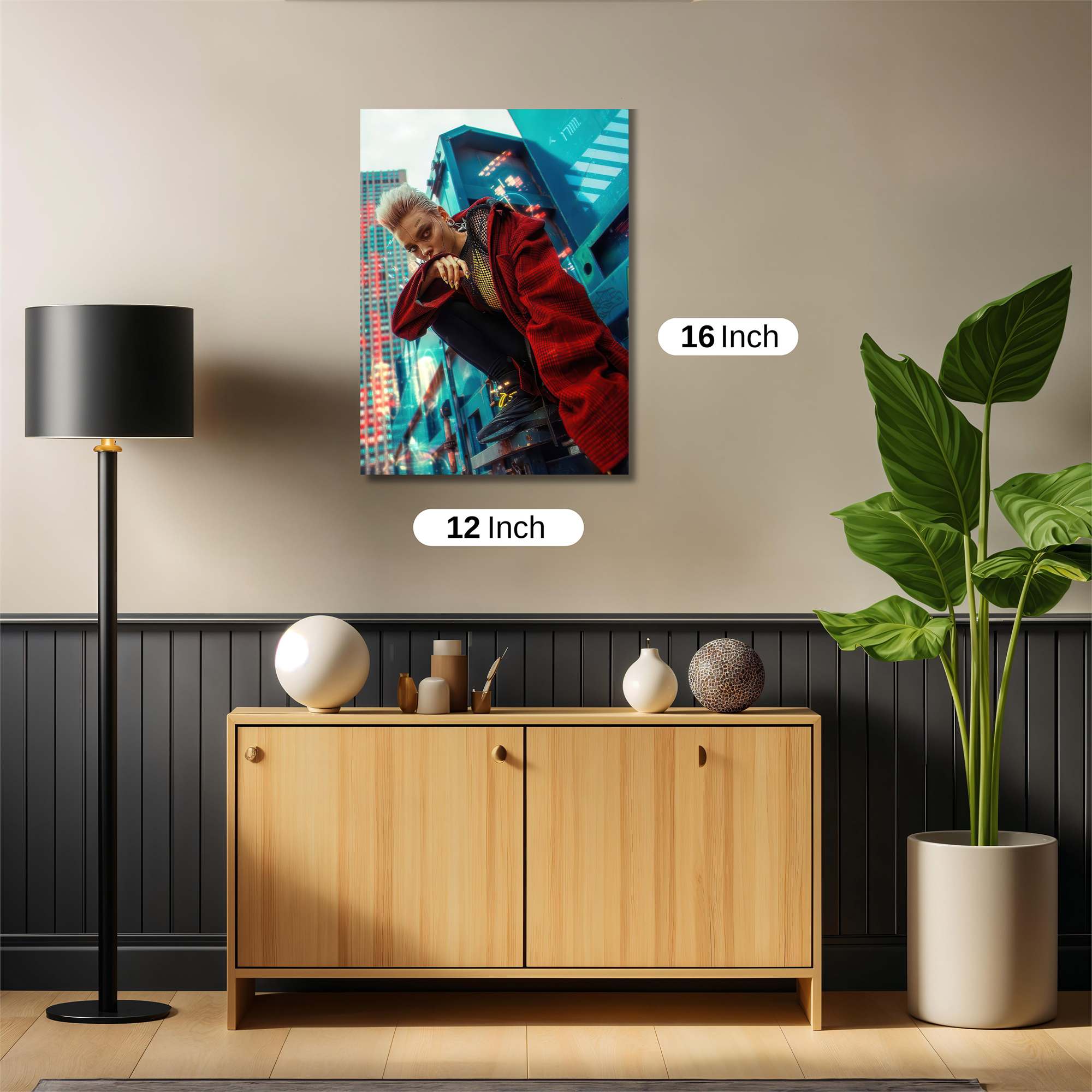 Cyber Rebel Safe Wall Magnetic / M