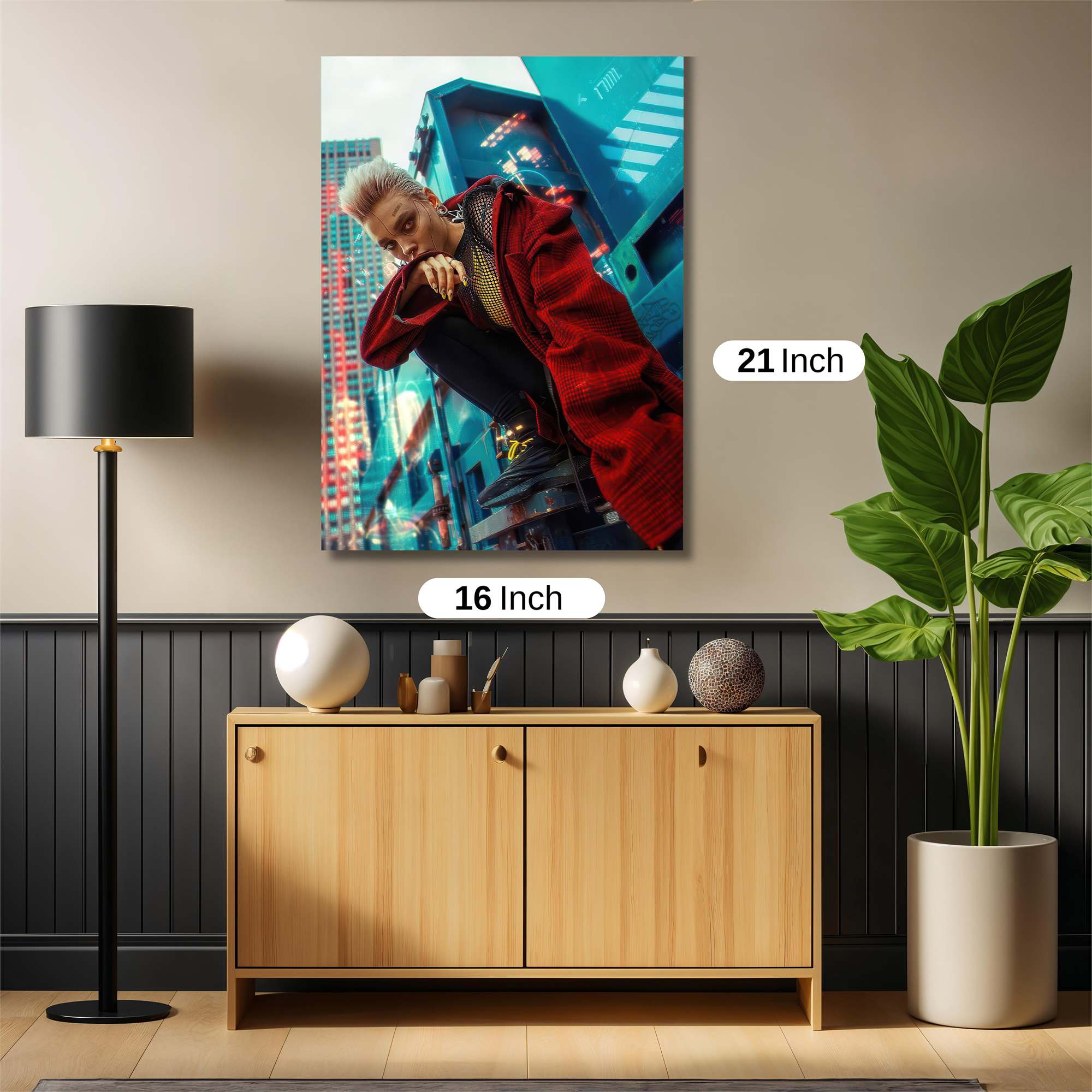 Cyber Rebel Safe Wall Magnetic / M