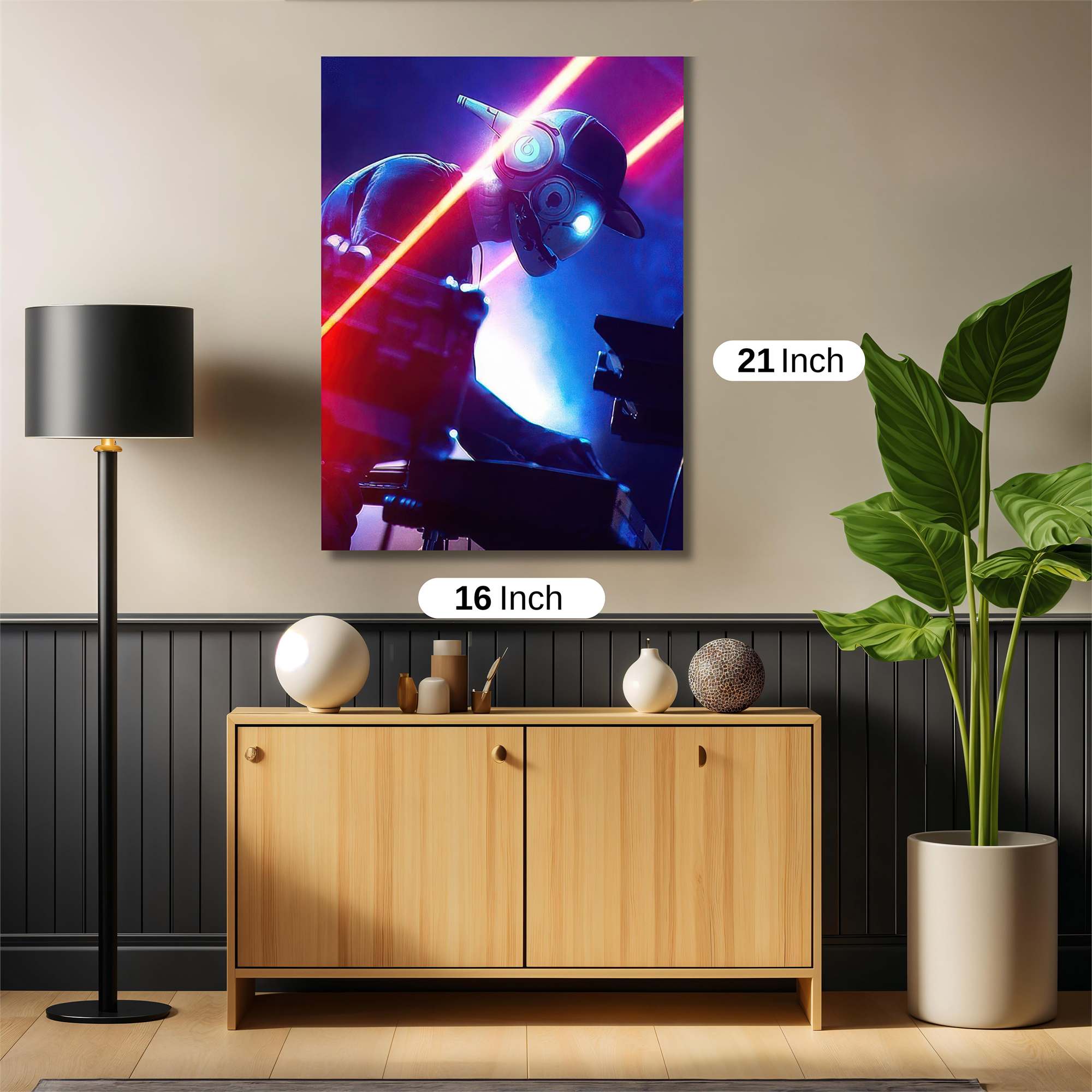 Robot Rave Safe Wall Magnetic / M