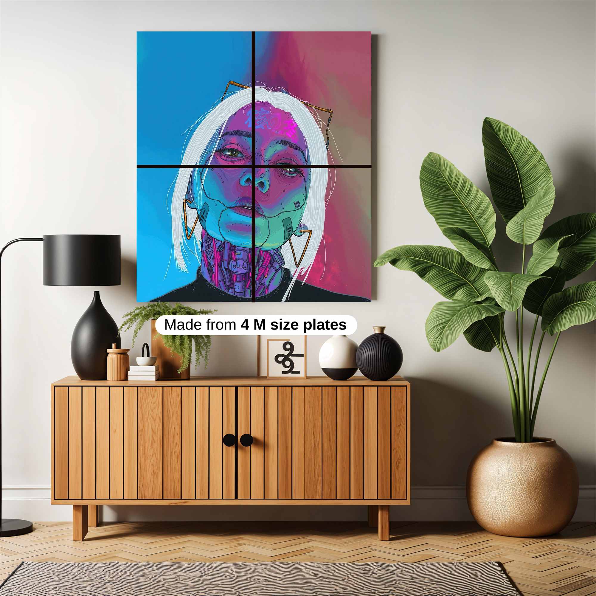 Cyber Serenity Safe Wall Magnetic / M