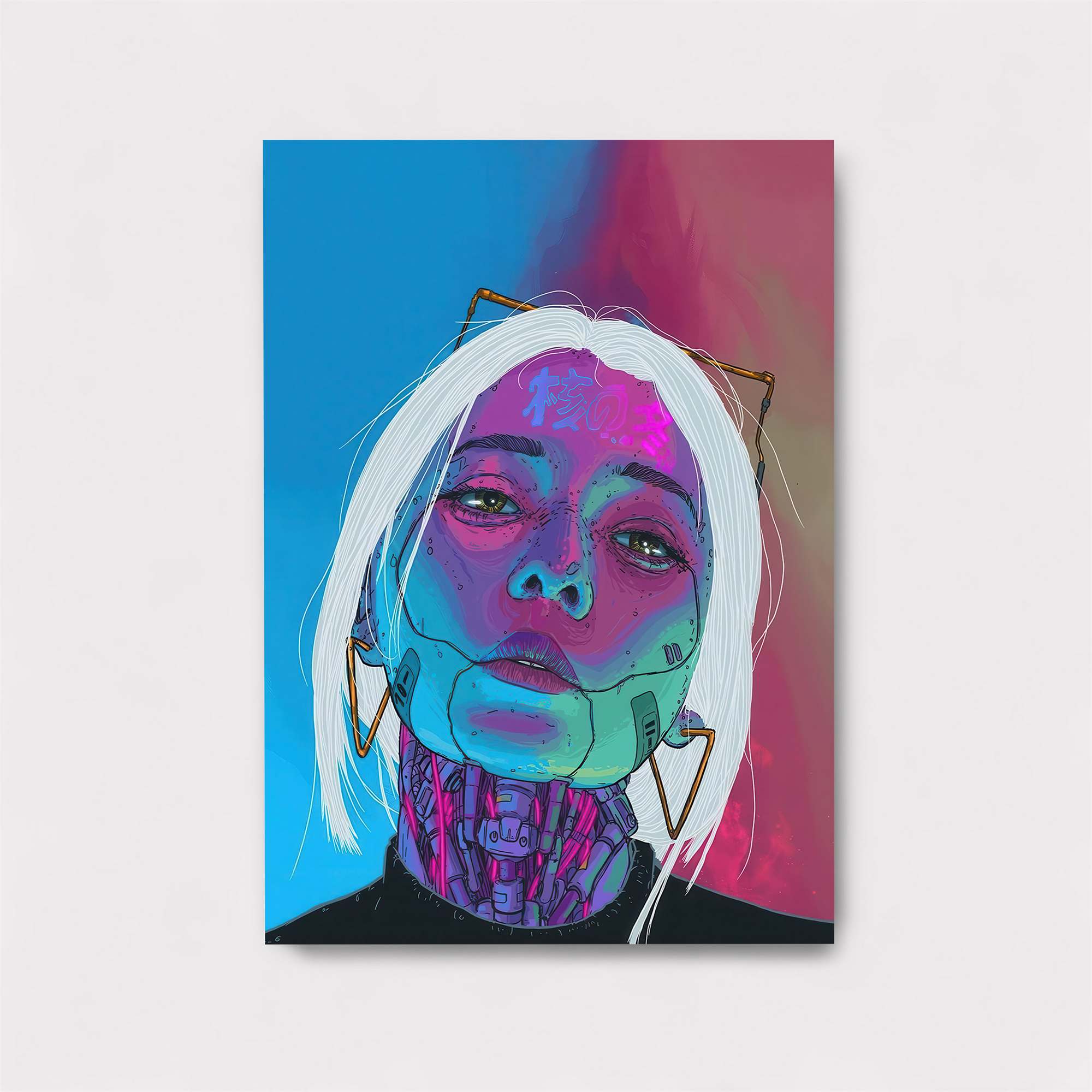 Cyber Serenity Safe Wall Magnetic / M